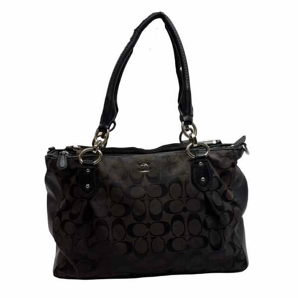 (W) Vintage Coach Lexi Shoulderbag Black