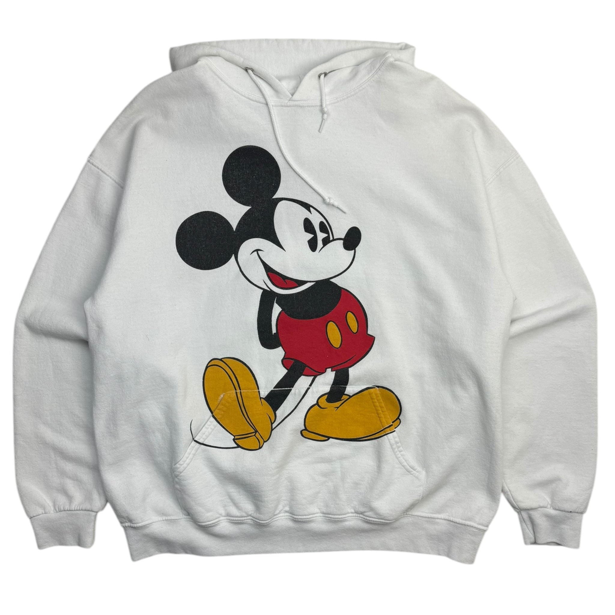 Vintage Mickey Mouse Pocket Print Hoodie