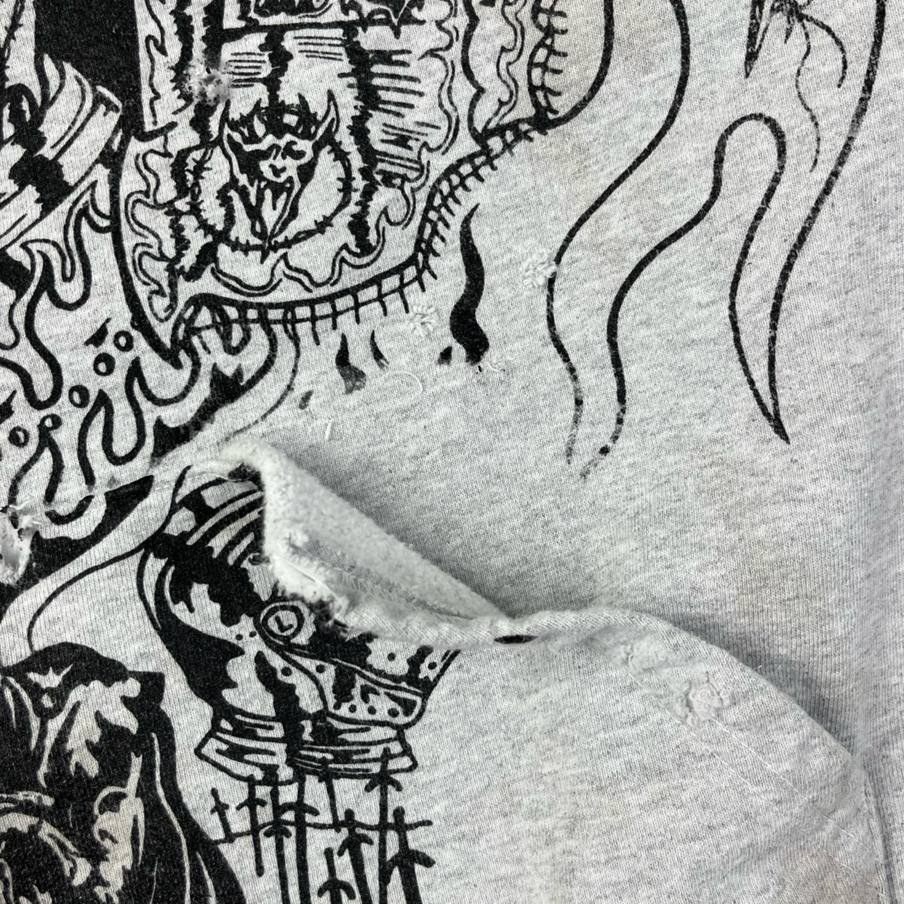 Warren Lotas Struggler Distressed Hoodie