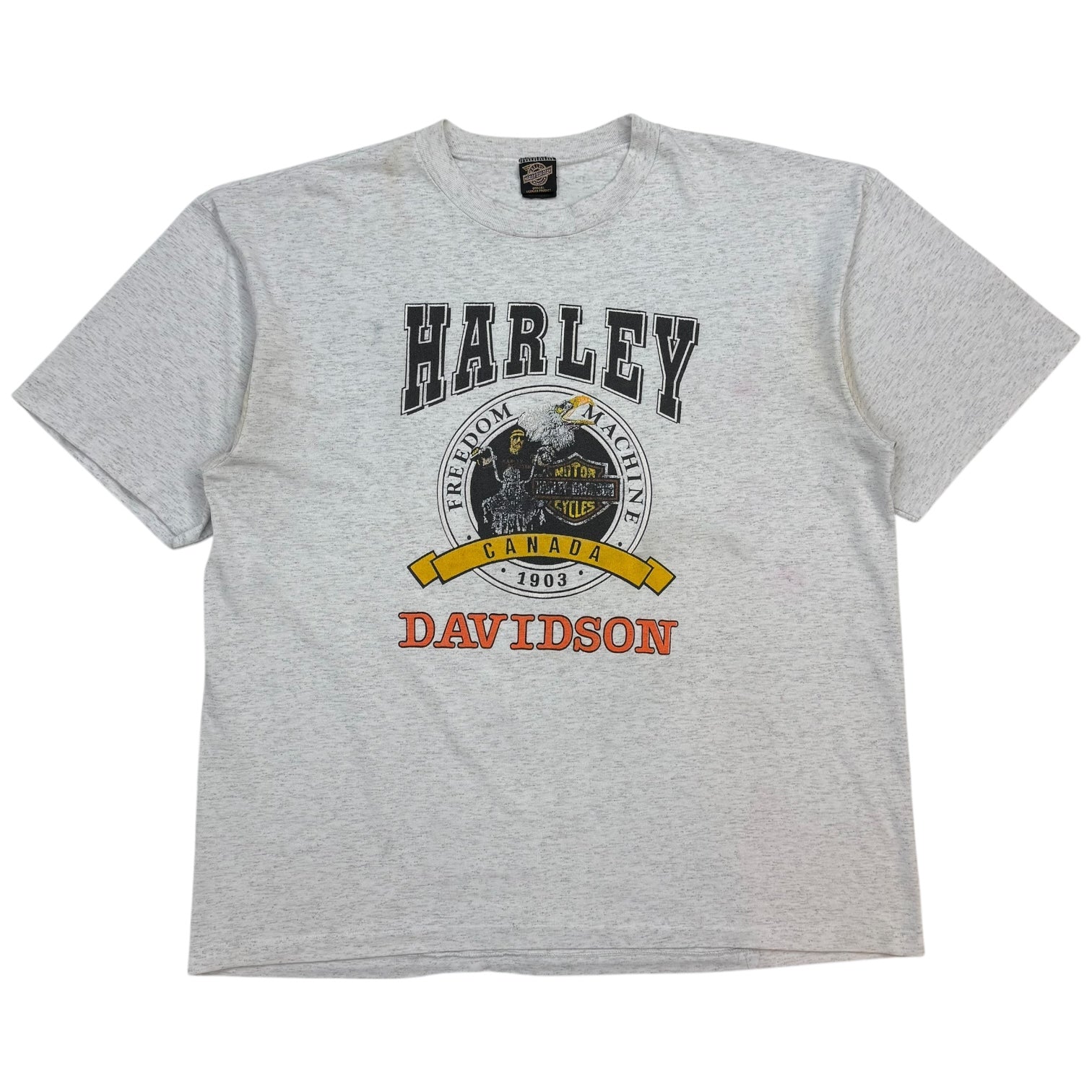 Vintage Harley Davidson Canada Tee Grey