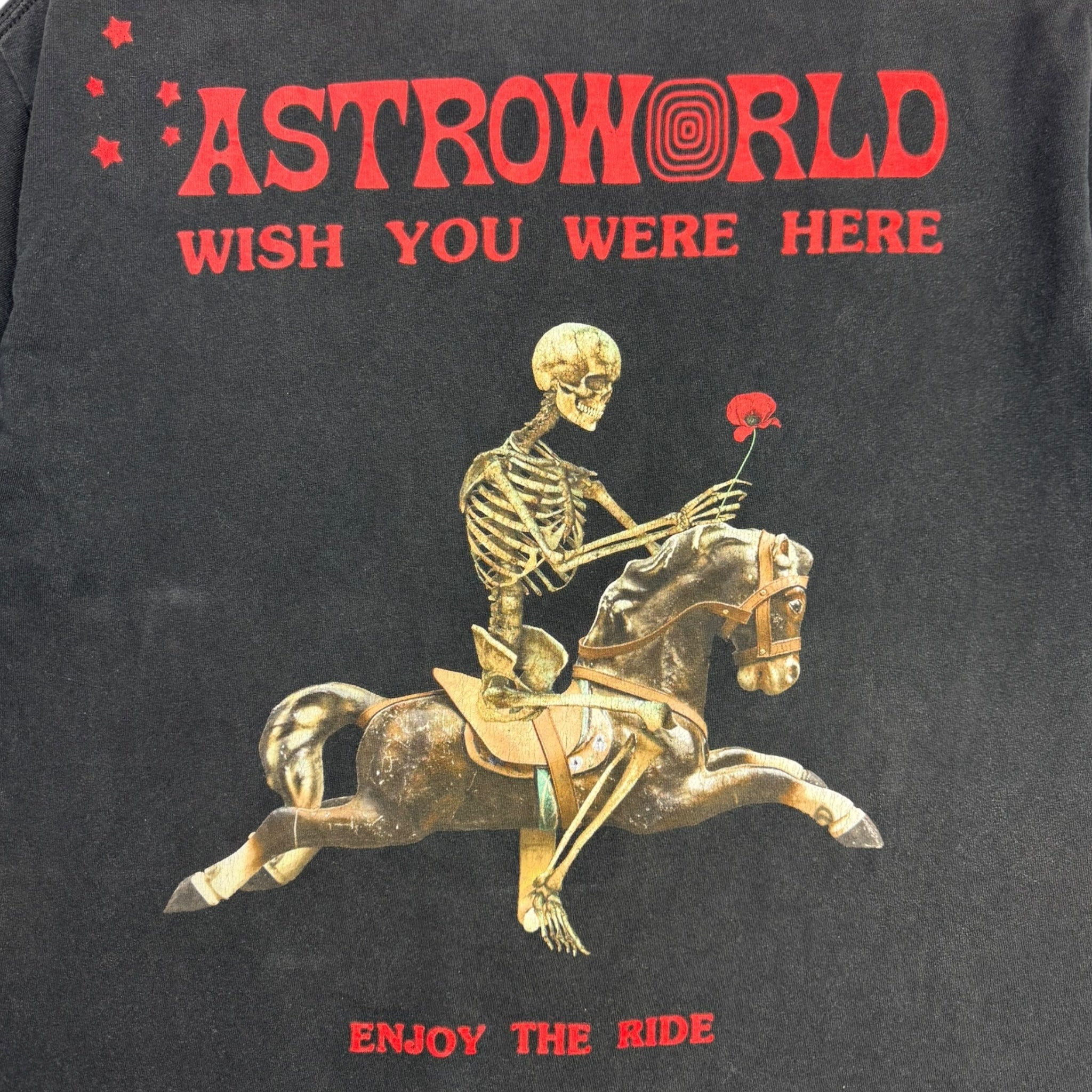 Travis Scott Astroworld Enjoy The Ride Tee Black