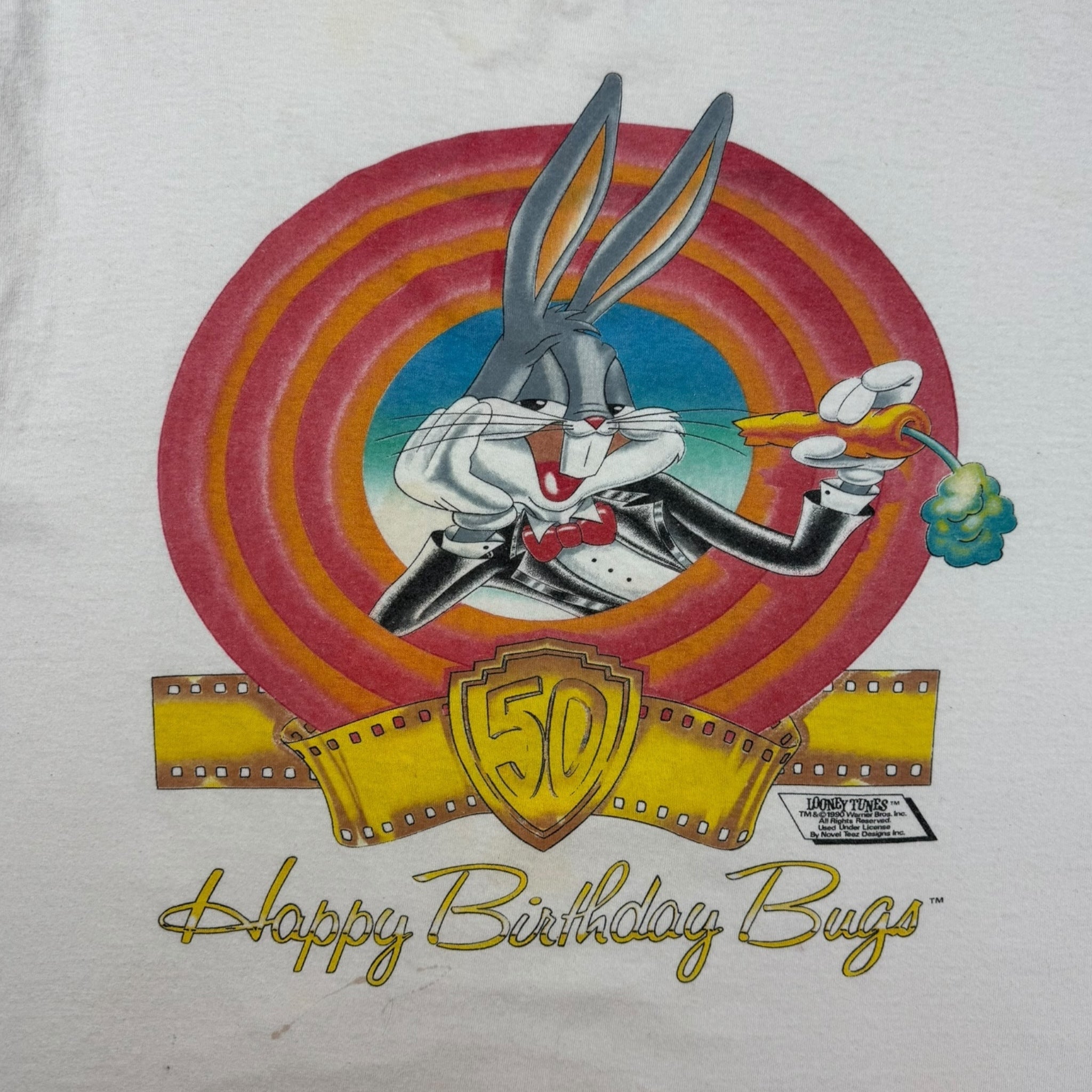 1990 Bugs Bunny Birthday Looney Tunes T-Shirt