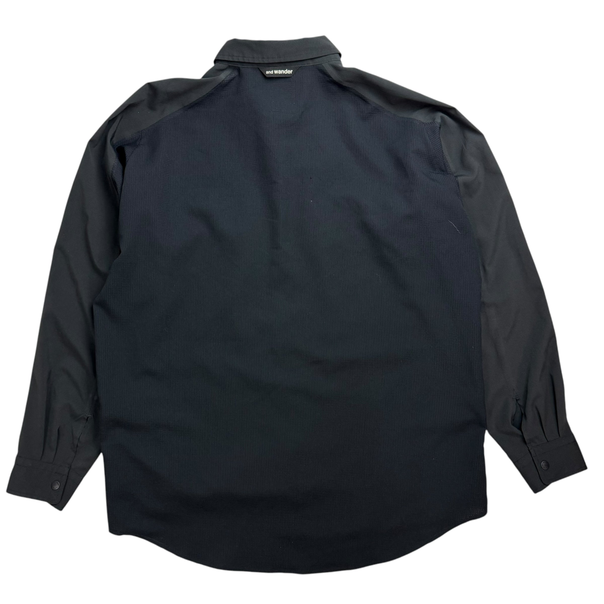 And Wander Tech L/S Shirt Black