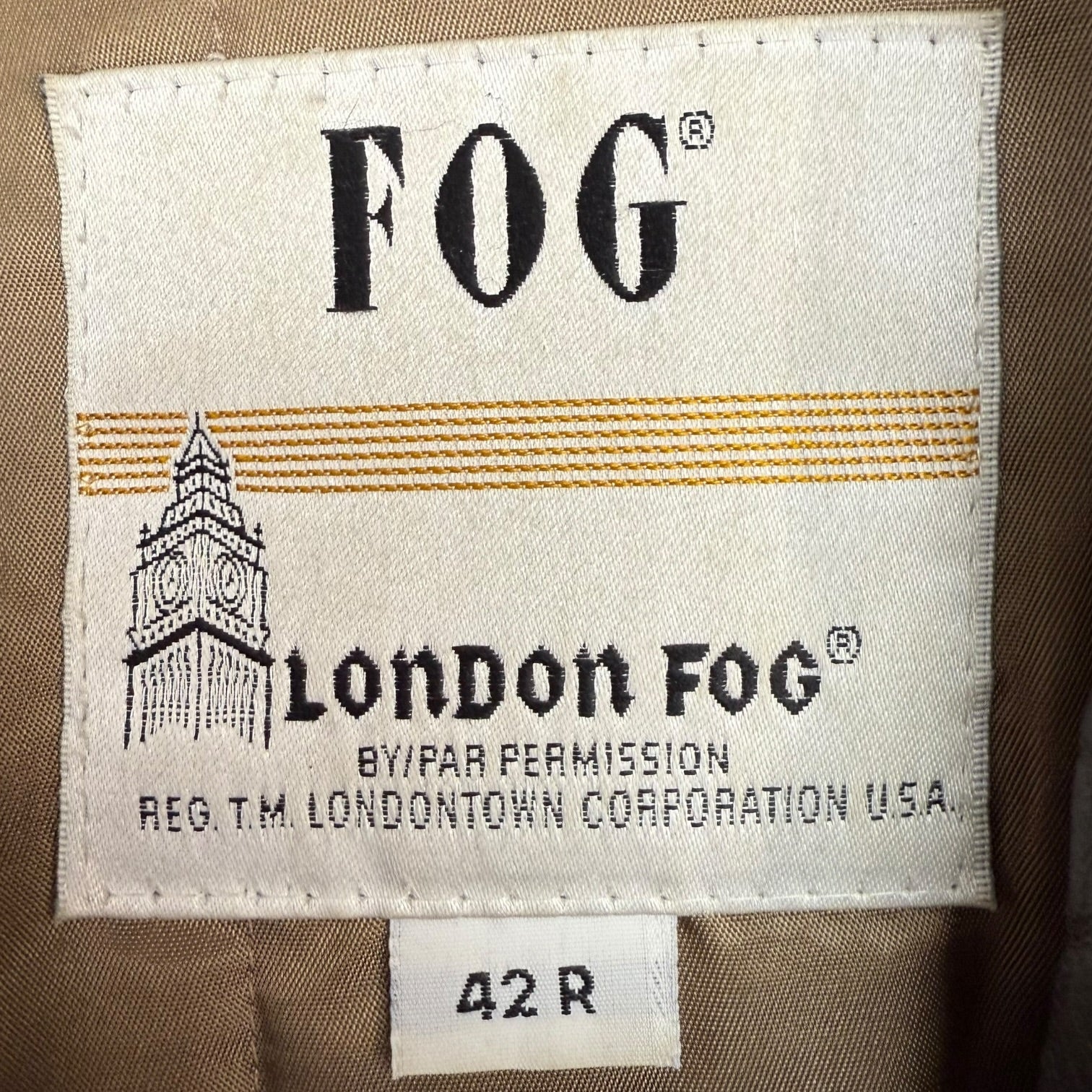 Vintage London Fog Leather Jacket Brown