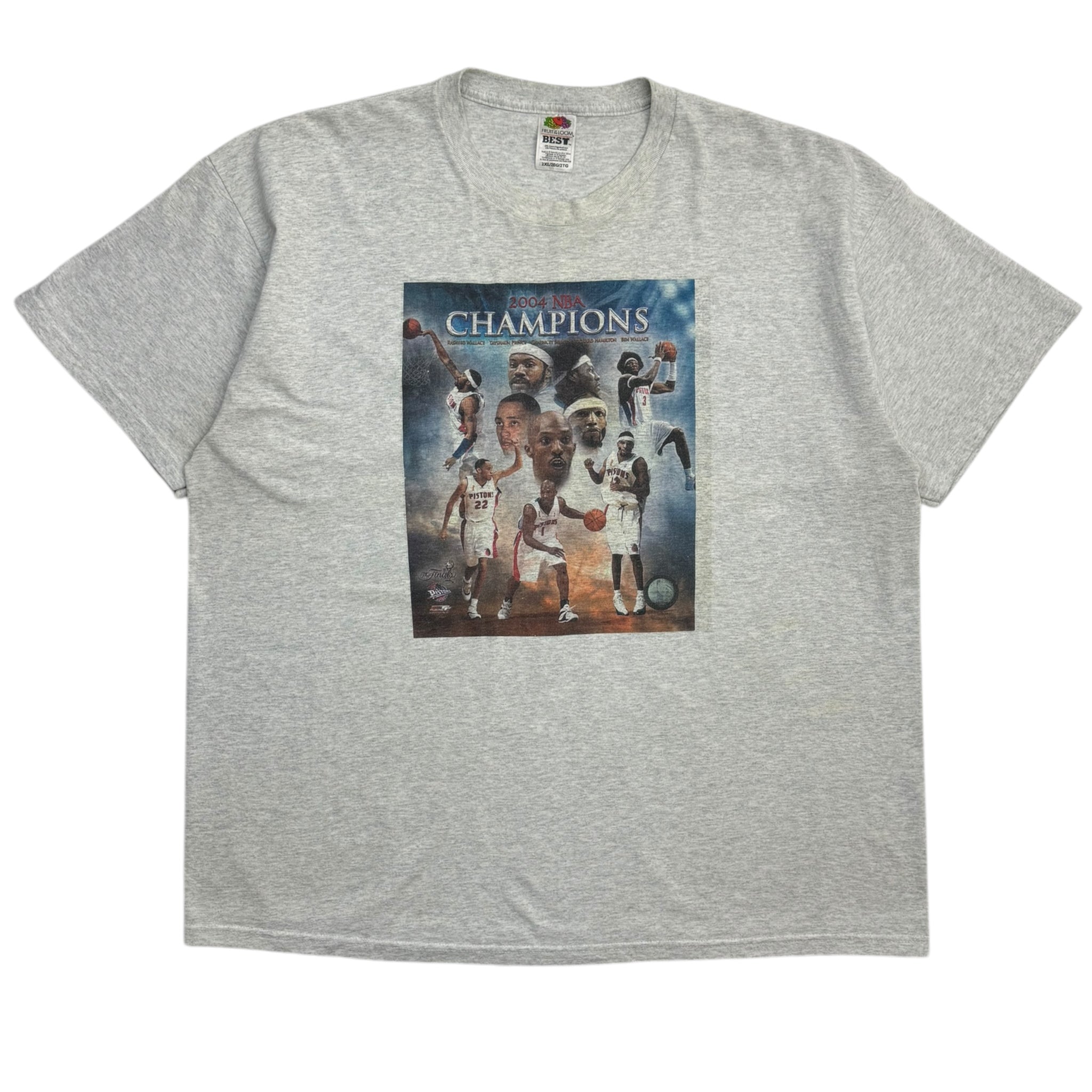2004 Detroit Pistons NBA Champions T-Shirt