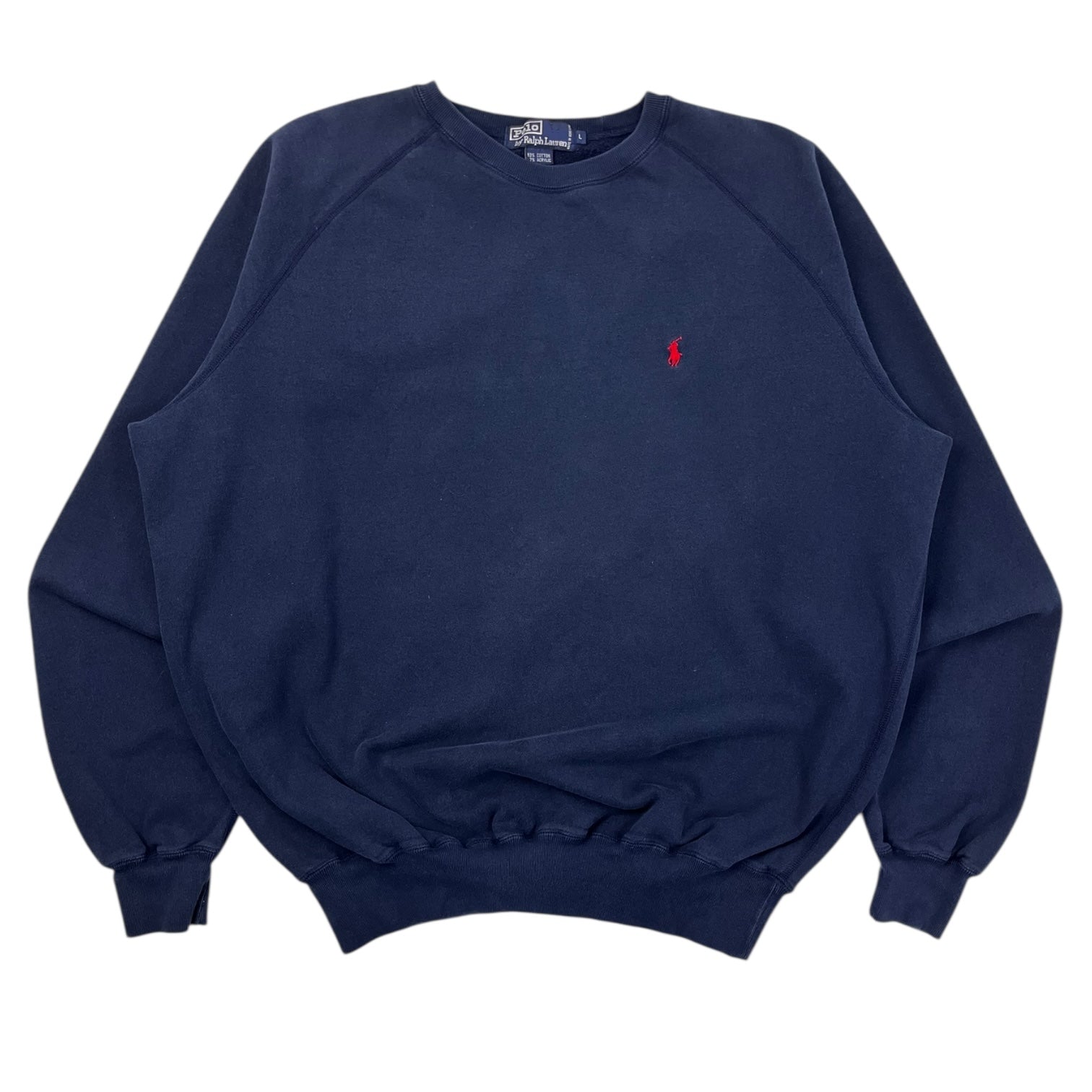 Vintage Polo Ralph Lauren Crew Sweatshirt Navy