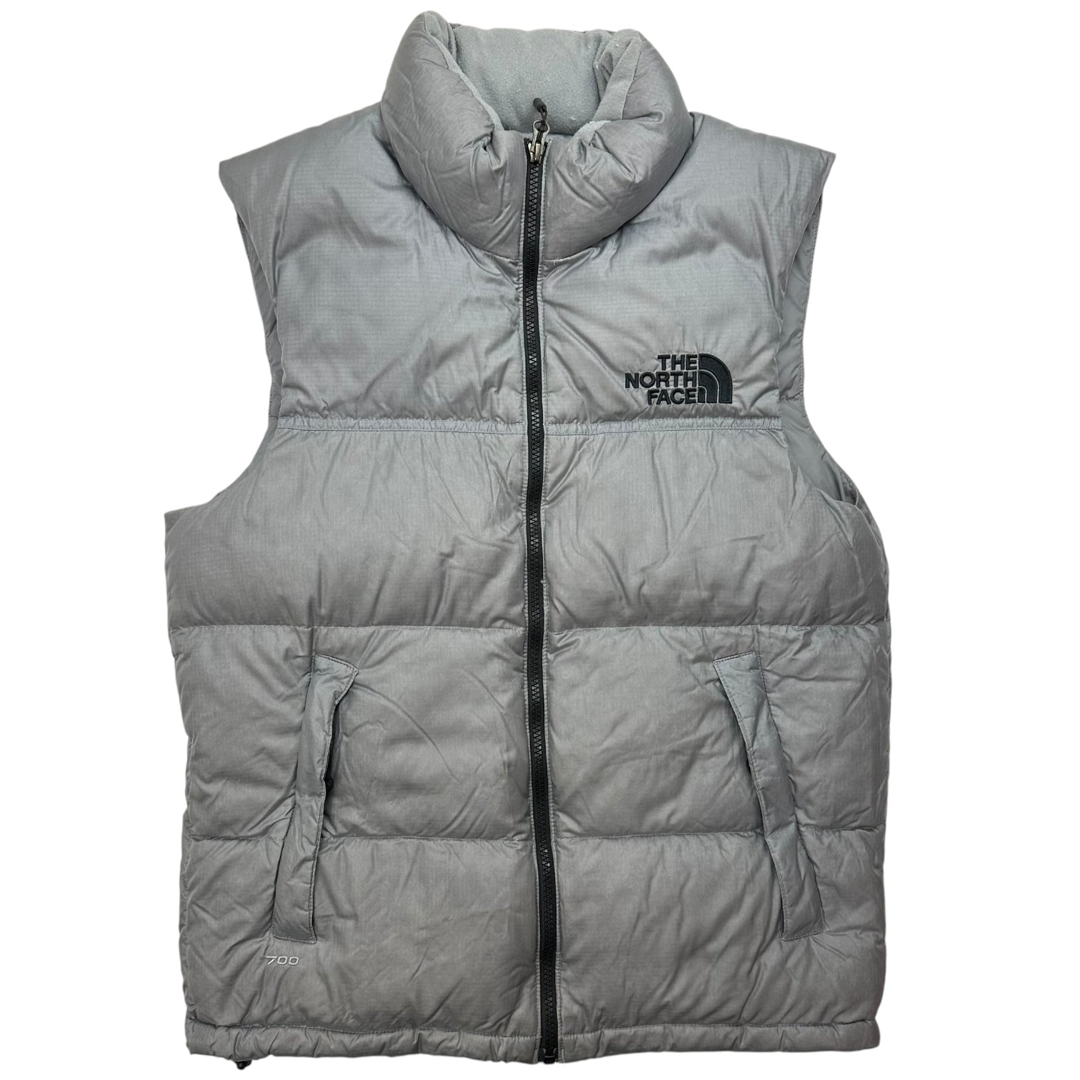 Vintage The North Face Nupste 700 Puffer Vest Grey S