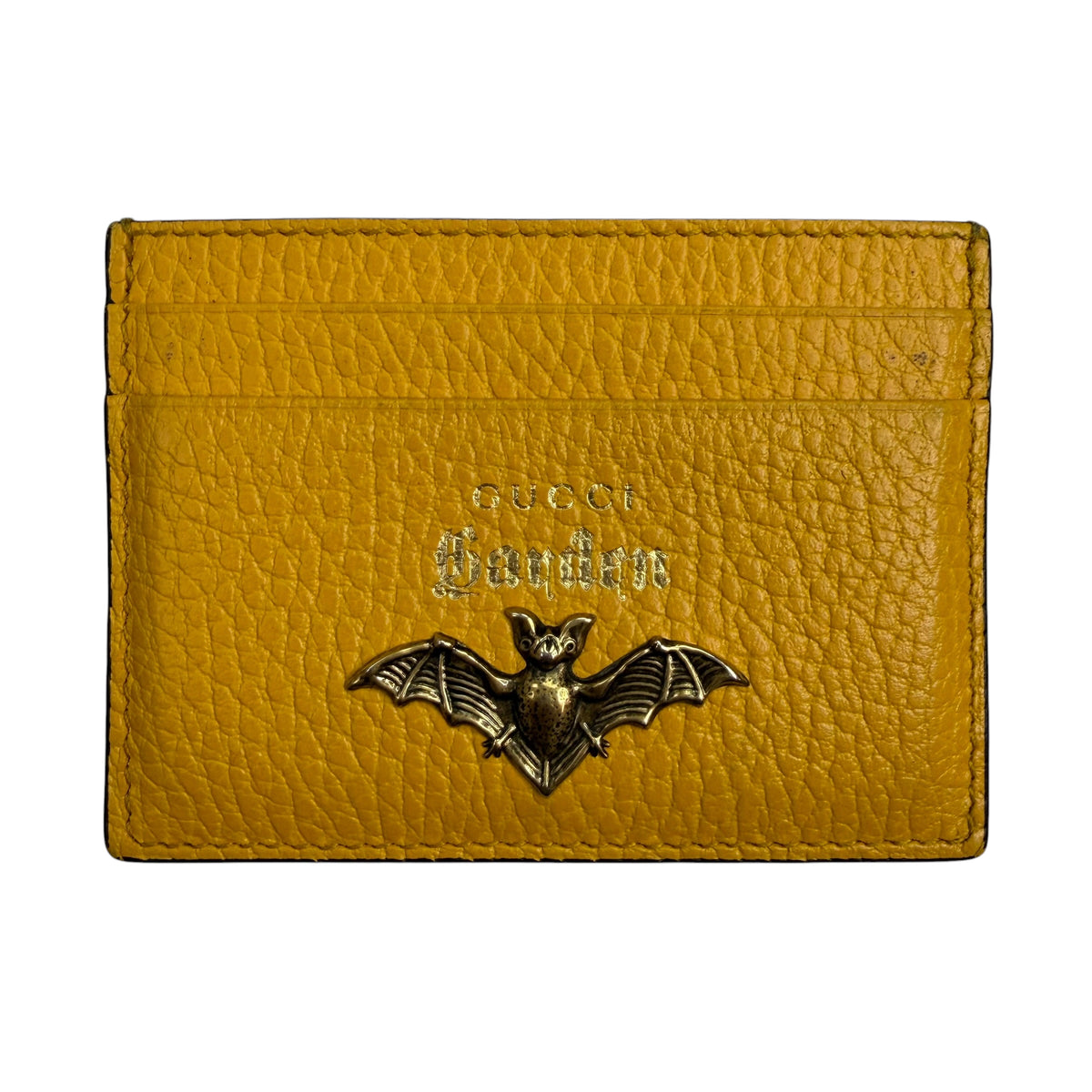 Gucci Garden Bat Card Holder Yellow