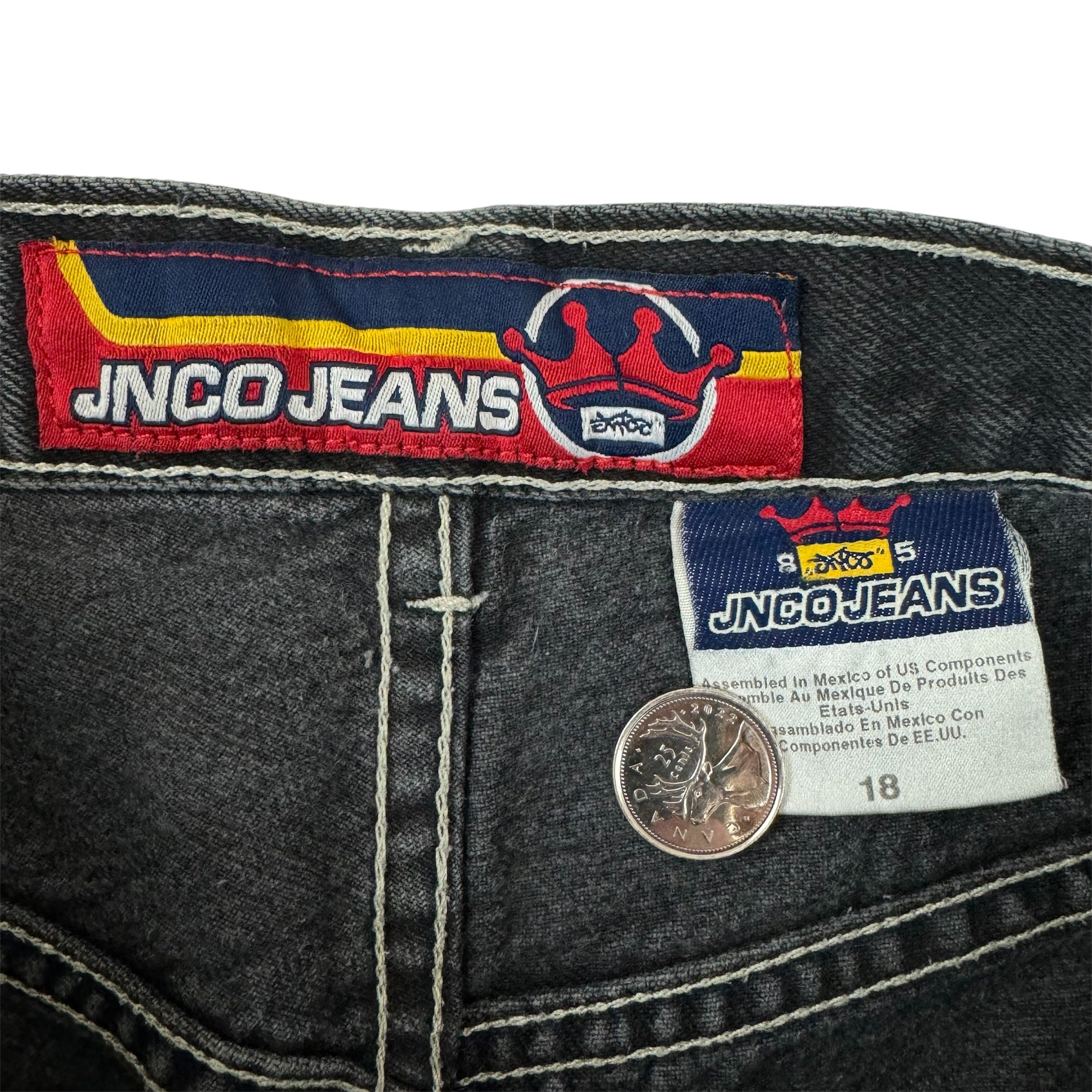 Vintage Y2K Black Wash Women’s JNCO Denim Jeans