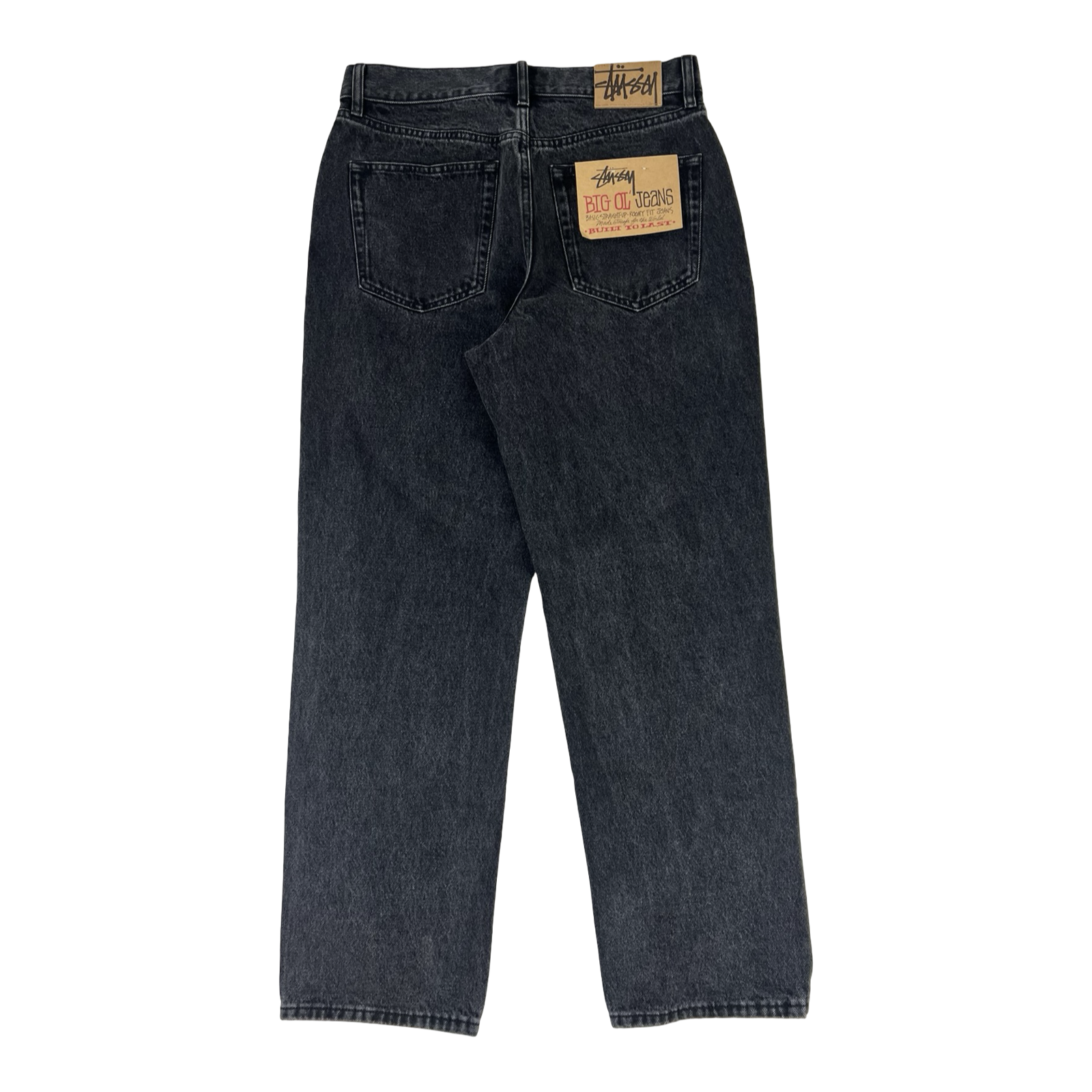 Stussy Big Ol’ Basic Straight Fit Jeans Black