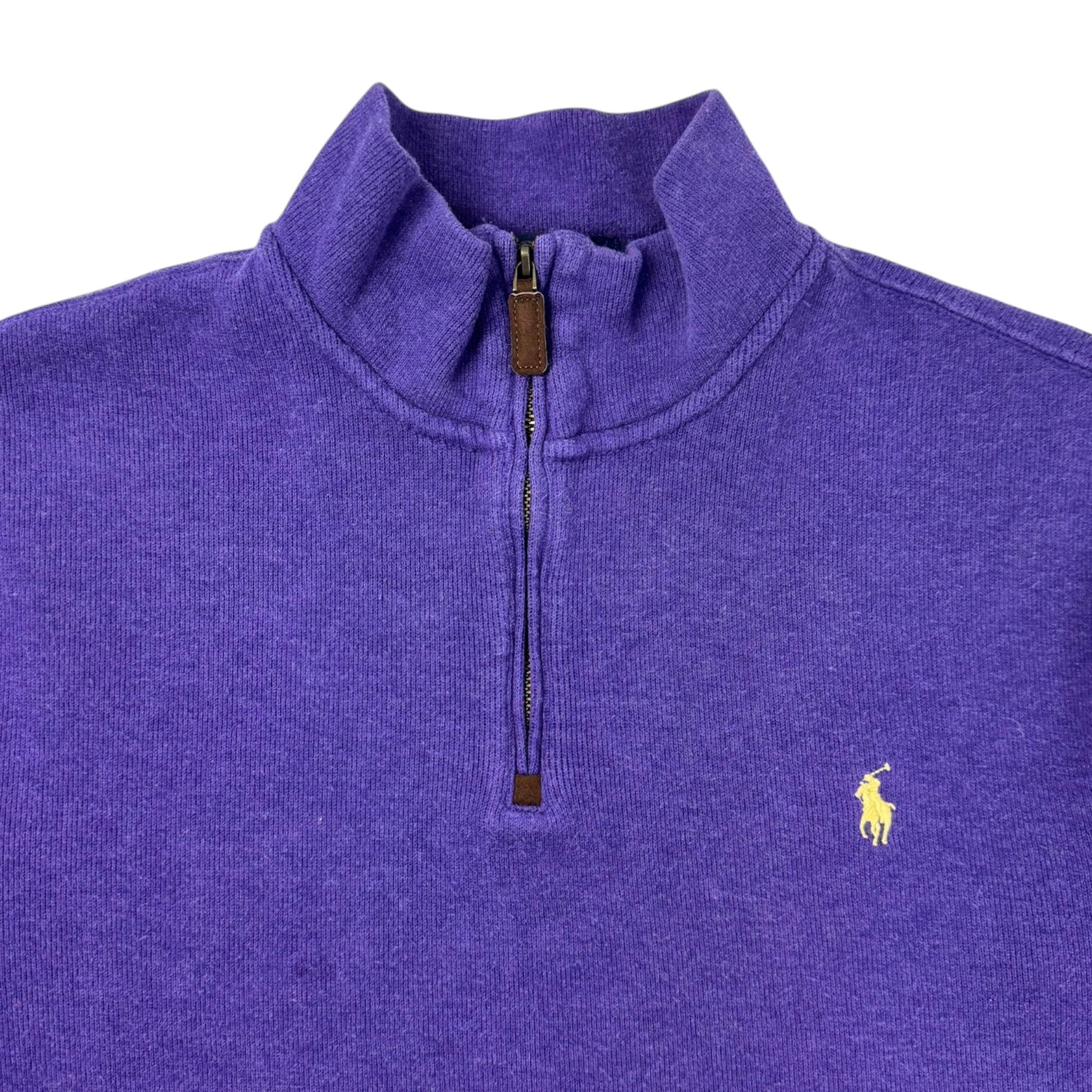 Polo Ralph Lauren Quarter Zip Sweater Purple