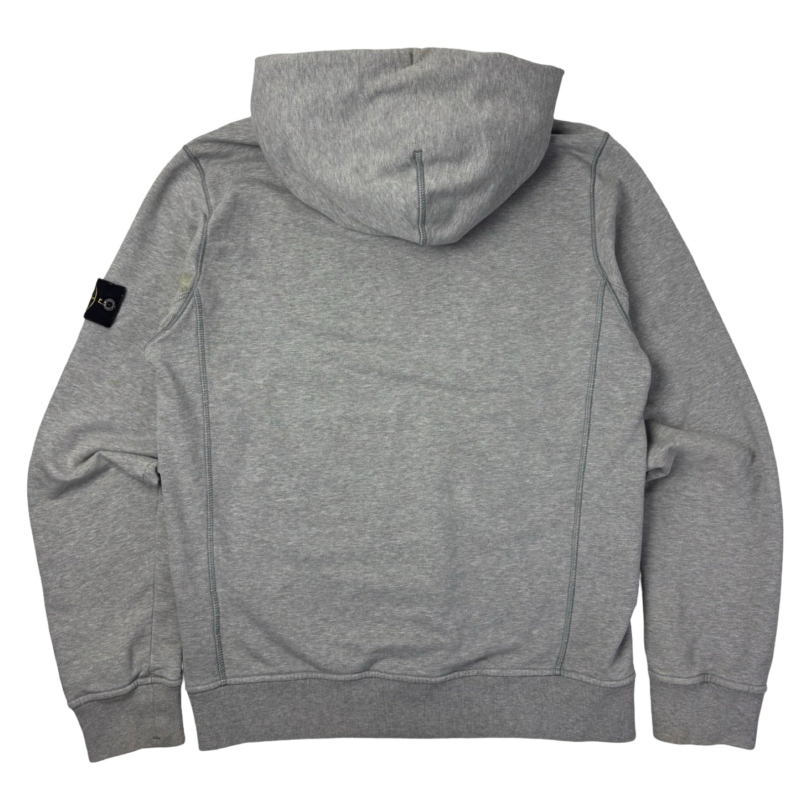 Stone Island Shoulder Compass Hoodie Grey