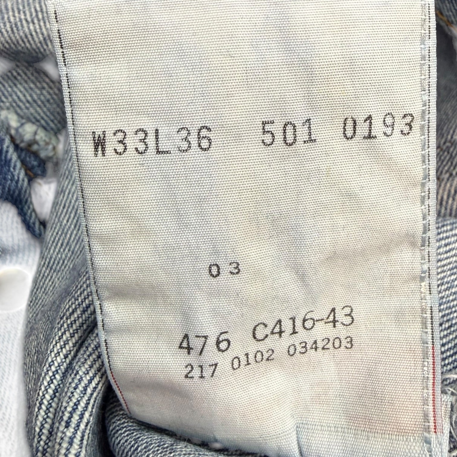 Vintage Levi’s 501 Denim Pants Medium Wash