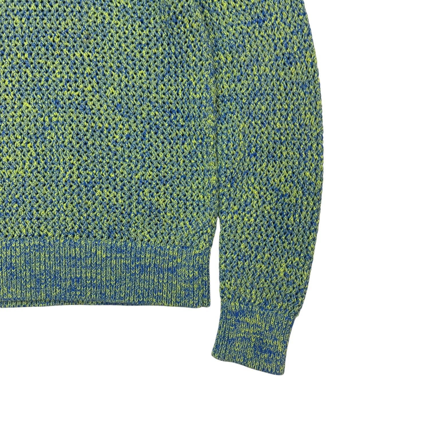 Stüssy 2 Tone Loose Gauge Sweater Green/Blue