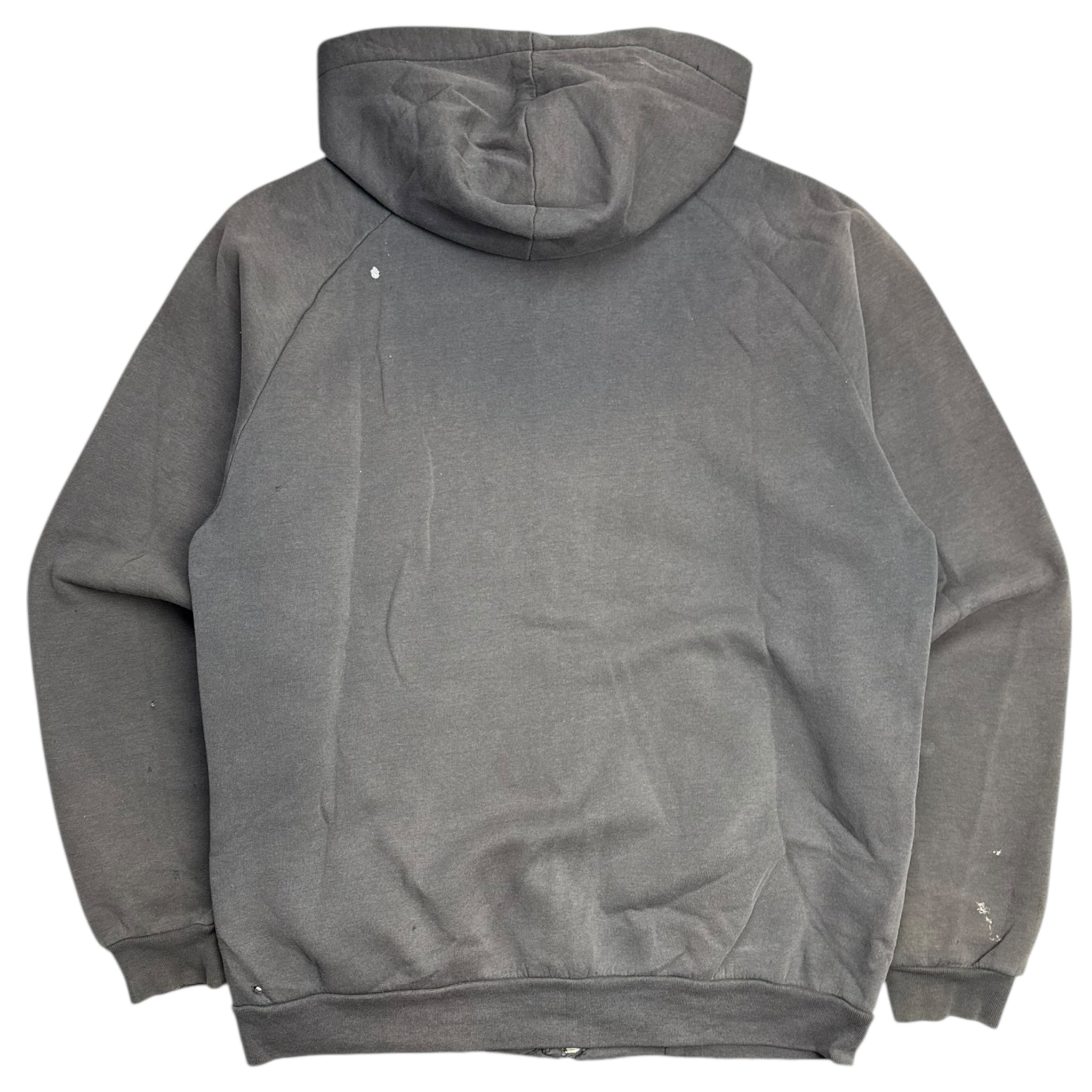 Vintage Carhartt Velour Zip Up Hoodie Grey