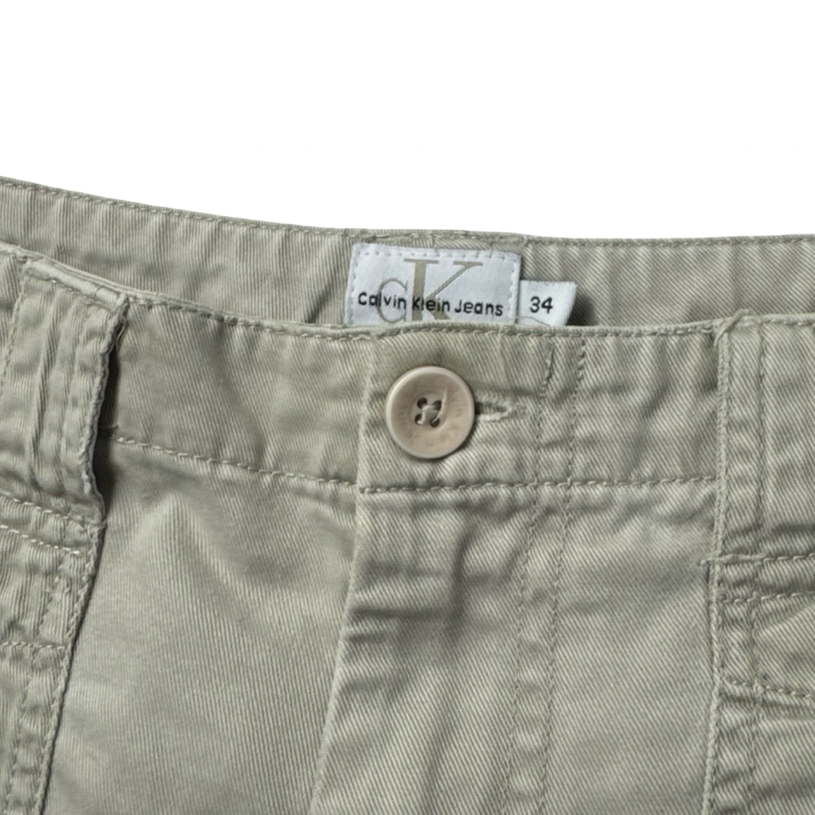 Vintage Calvin Klein Cargo Bottoms White