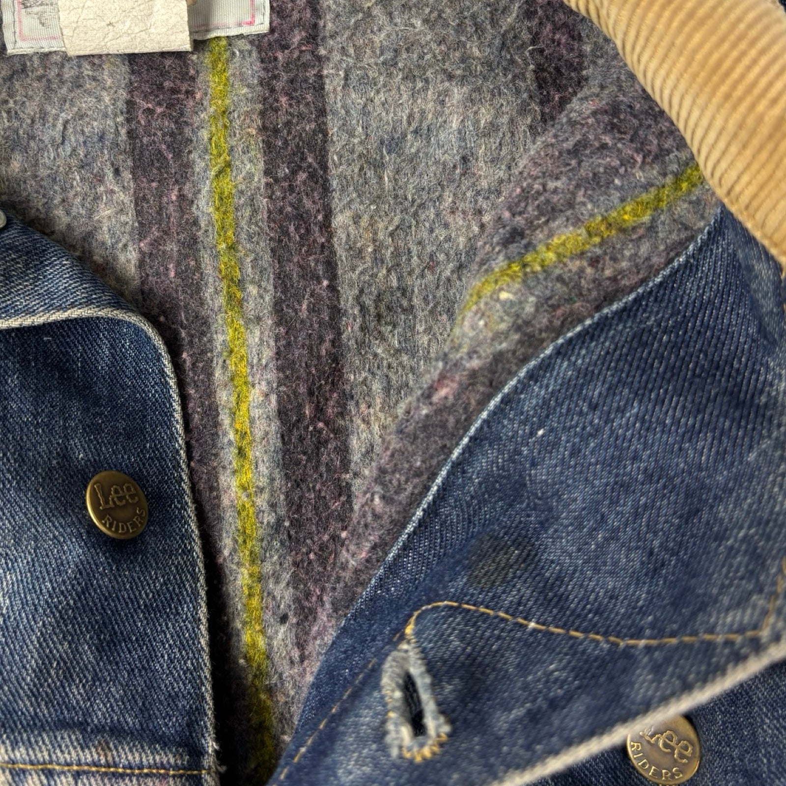 Vintage 70’s Lee Storm Rider Denim Trucker Jacket Dark Wash