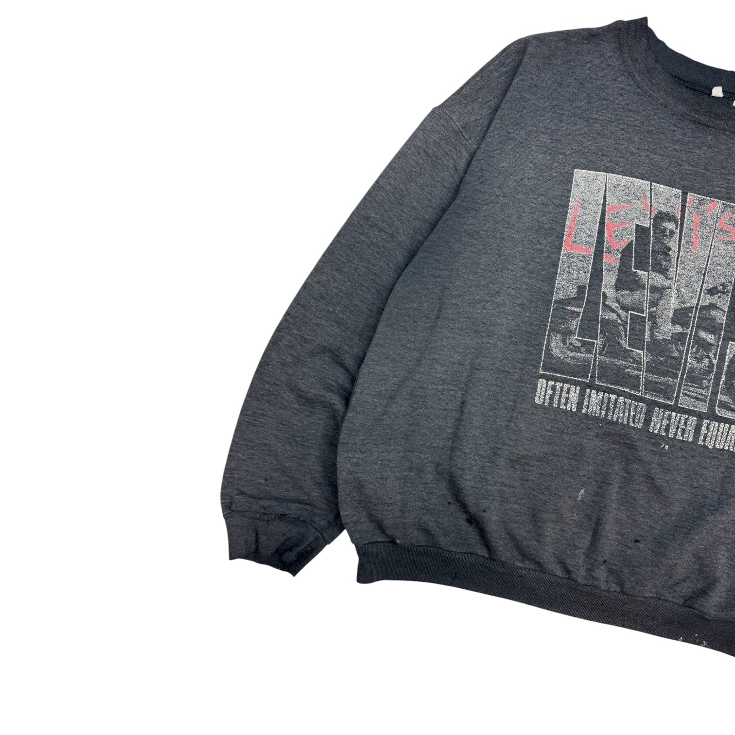 Vintage Levi’s Often Imitated Crewneck Washed Black