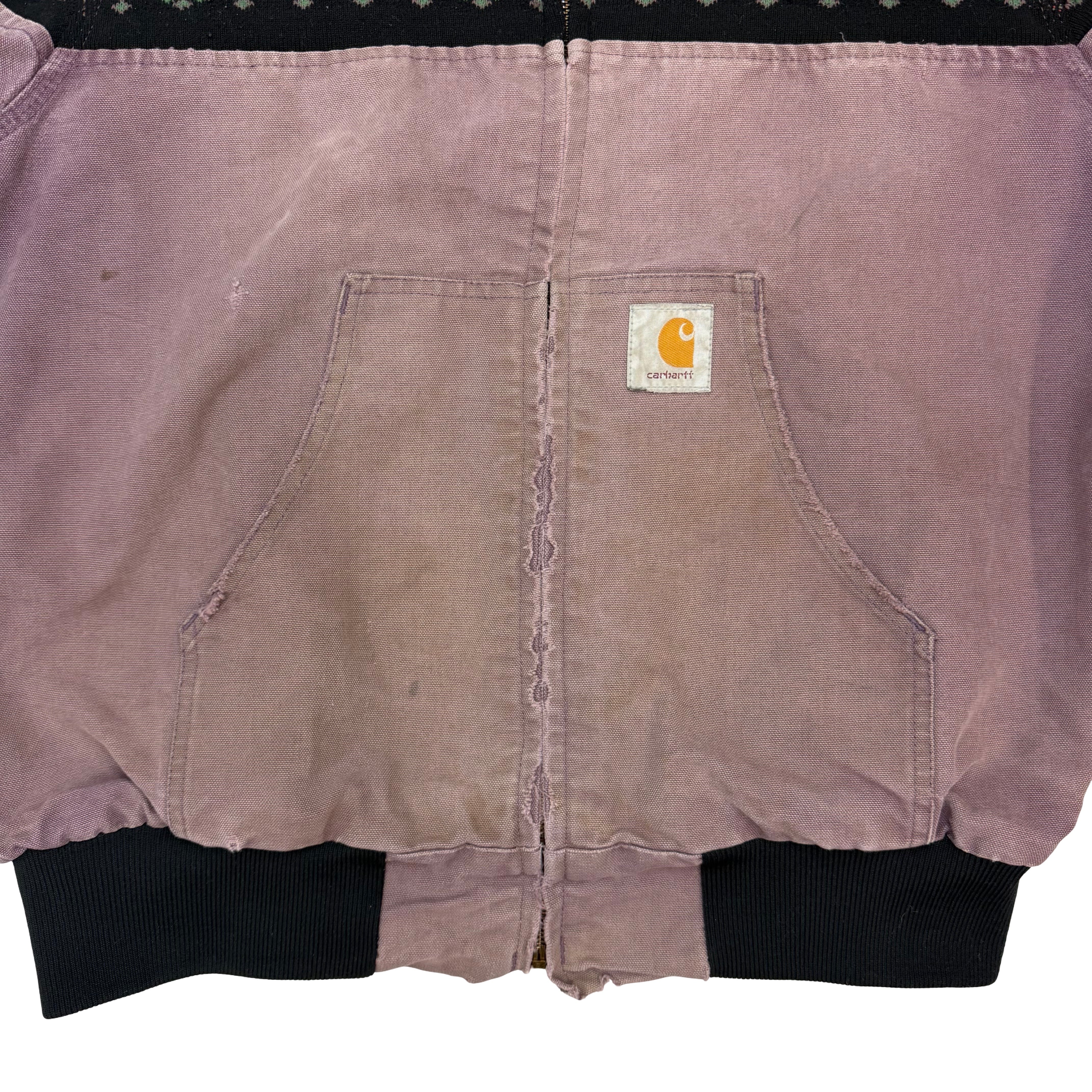 Vintage Carhartt Active Jacket Southwest Aztec Faded Purple