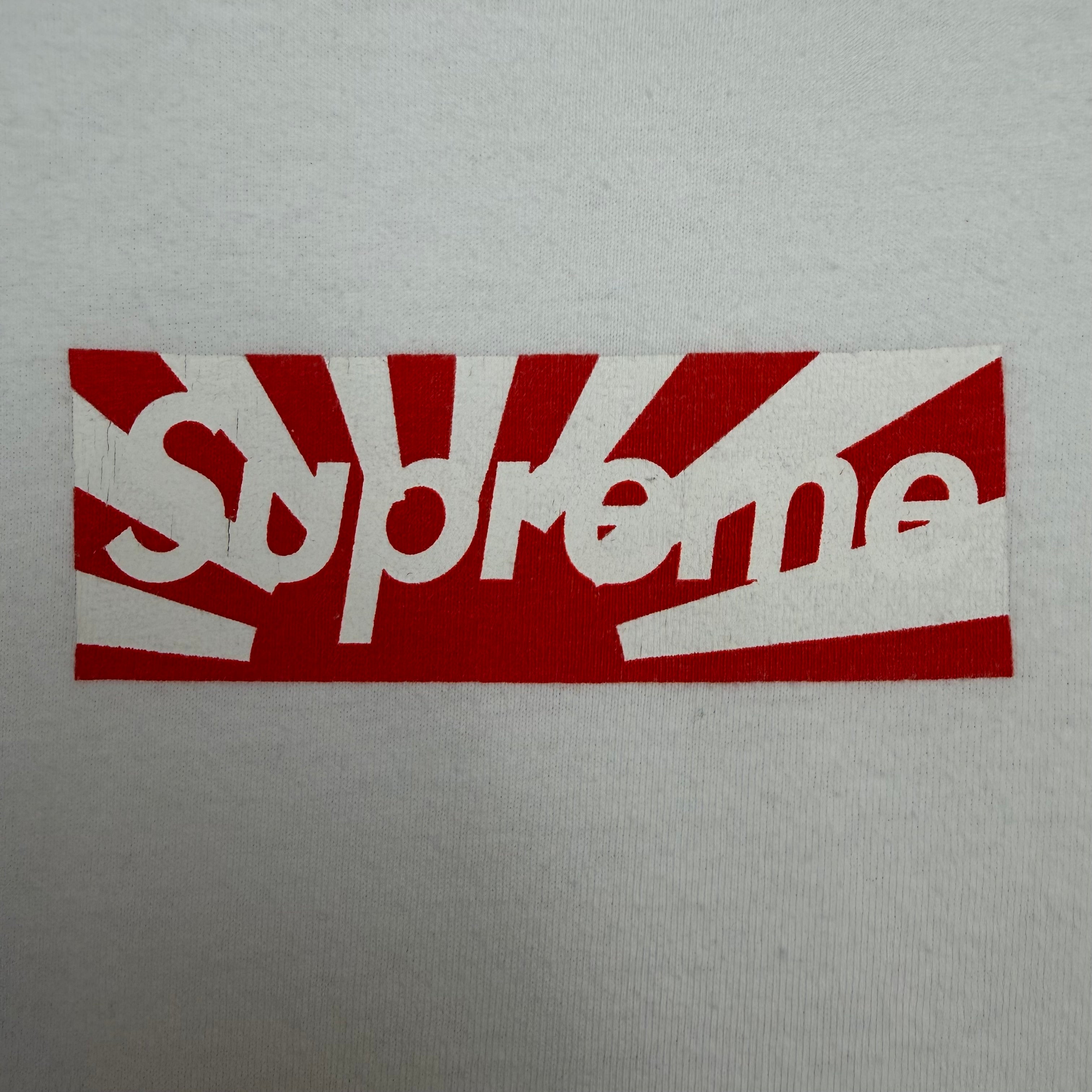 2011 Supreme Japan Relief Box Logo Tee White