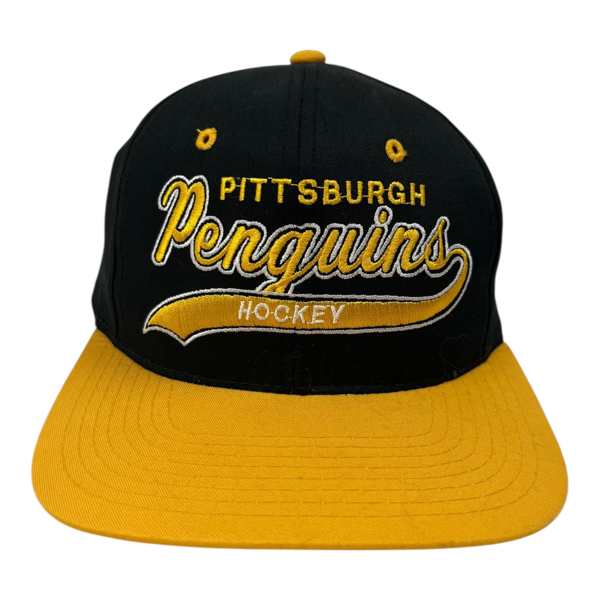 Vintage Pittsburgh Penguins Tail Sweep Starter Hat