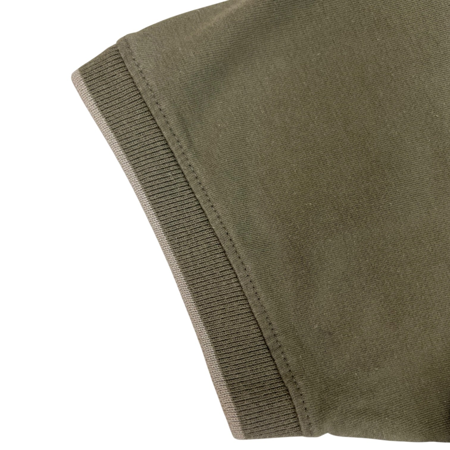 Vintage V-Neck Reebok T-Shirt Olive Green