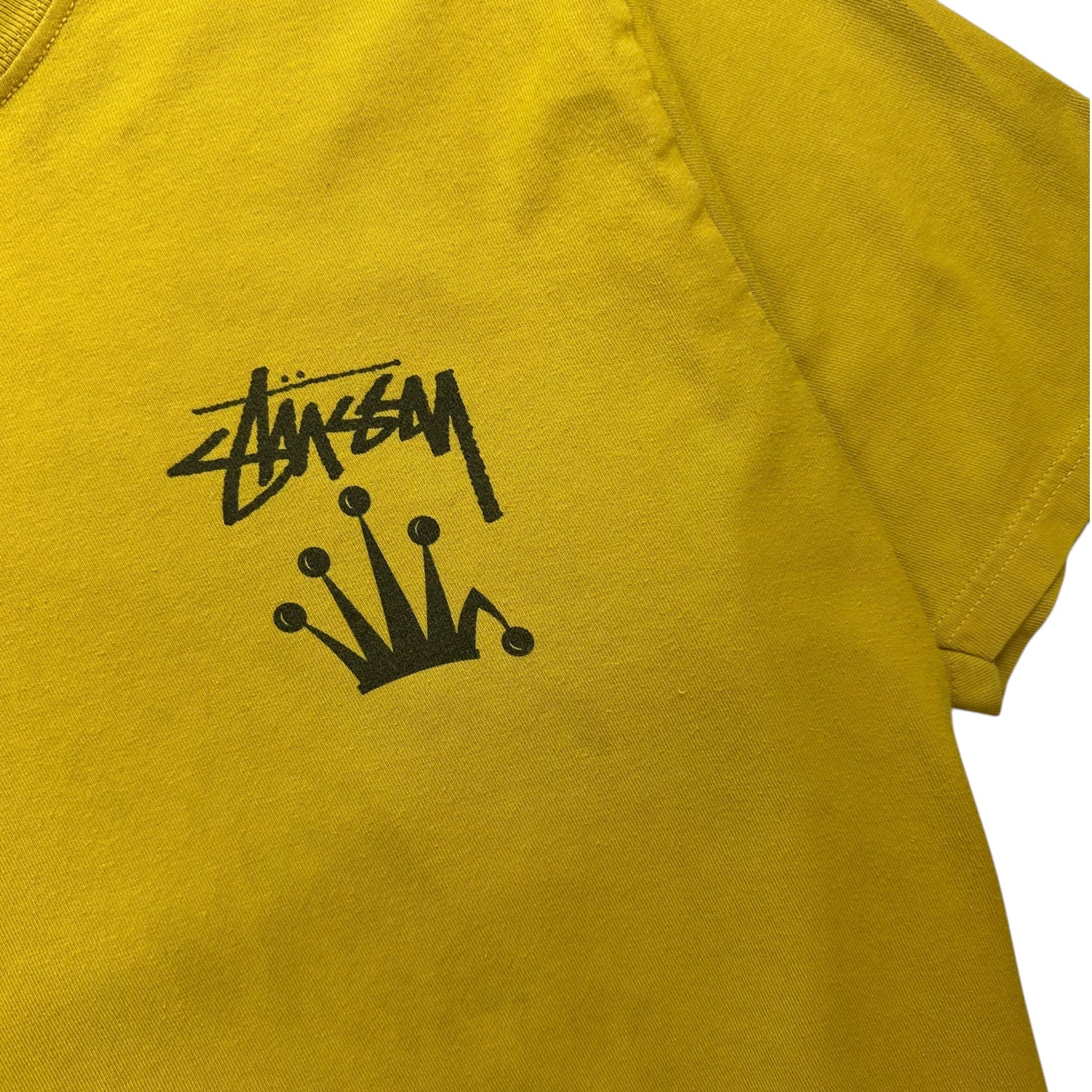 Stussy Stock Crown Tee Yellow