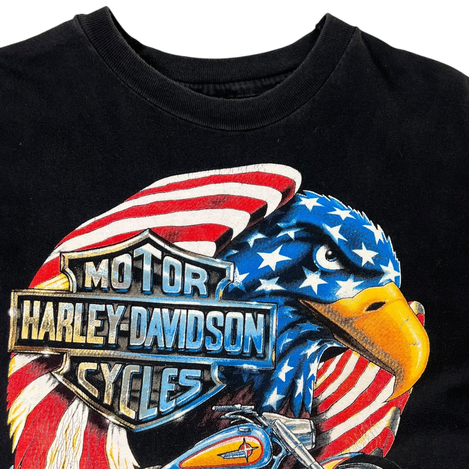 Vintage 1990’s Harley Davidson “Howells, New Kingstown” T-Shirt Black