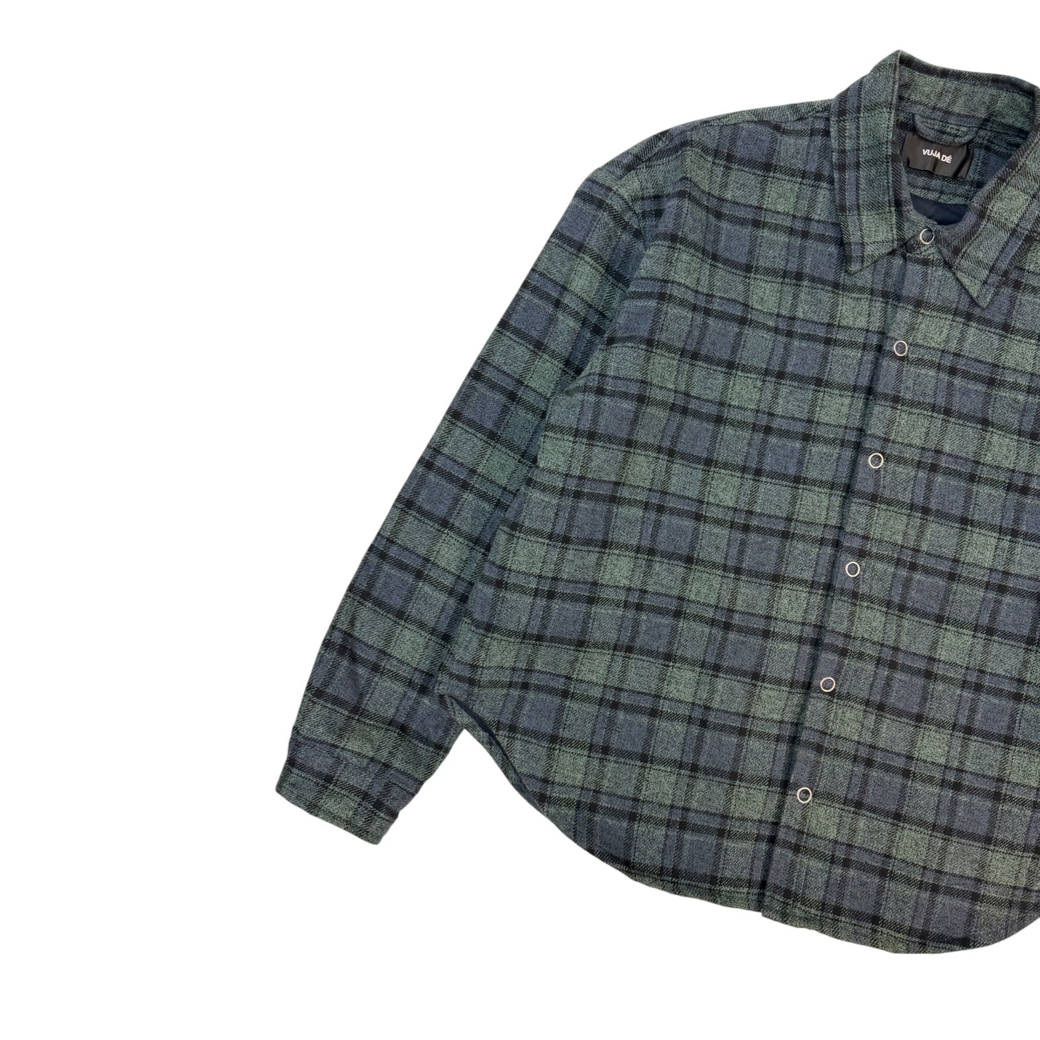 Vuja De Padded Flannel Jacket Green