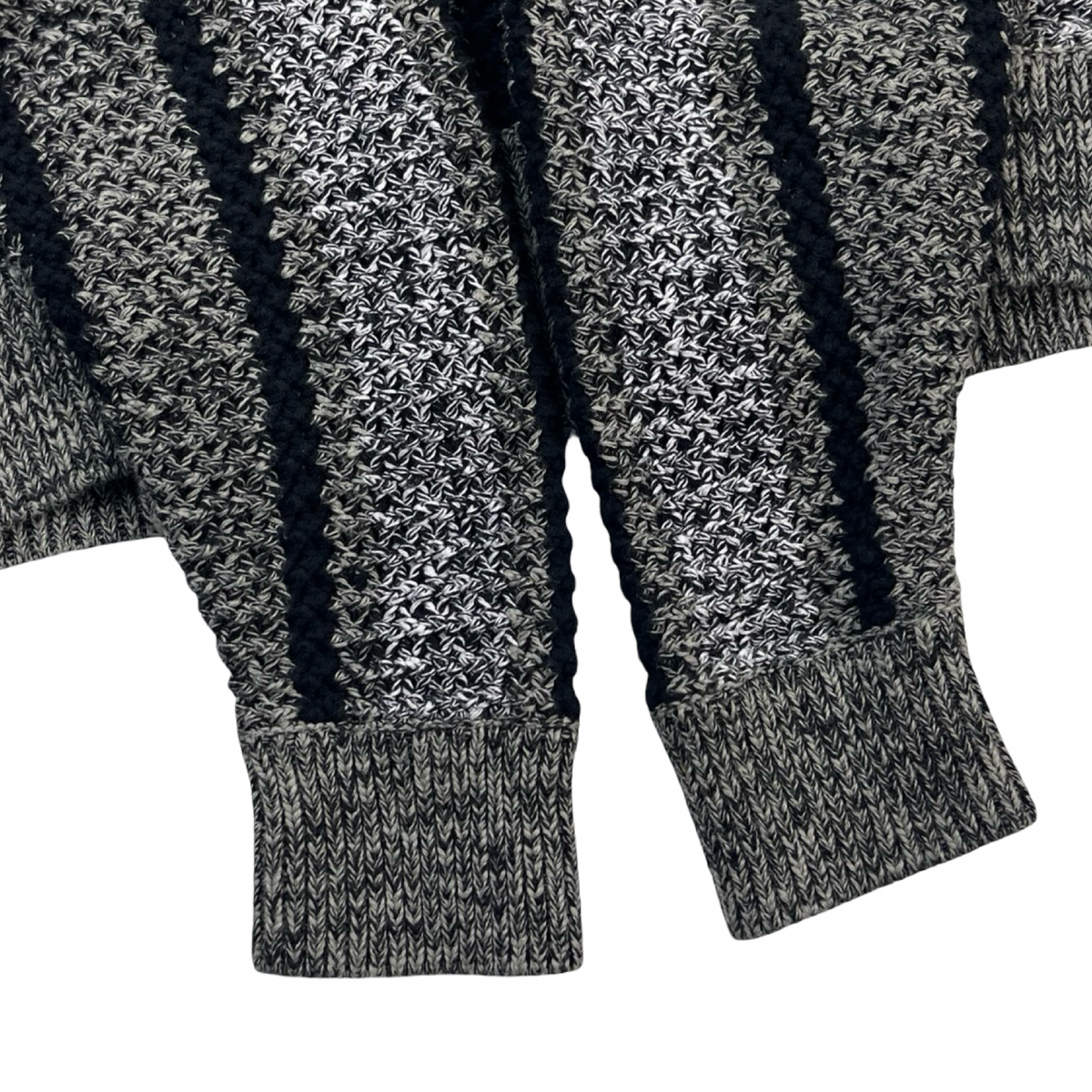Stussy Baja Loose Gauge Sweater Black