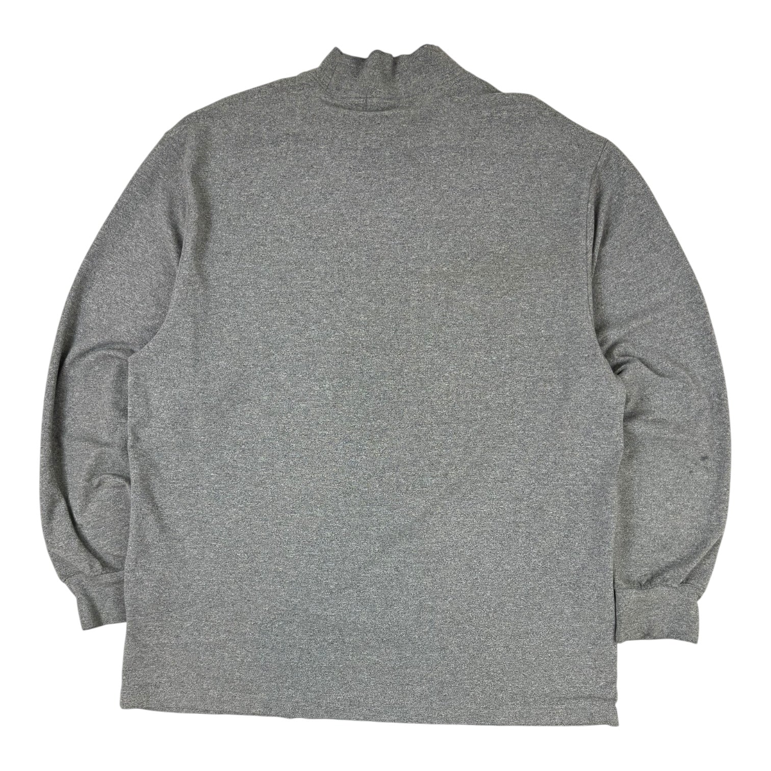 Vintage Balenciaga Mockneck Active Long Sleeve T-Shirt Grey