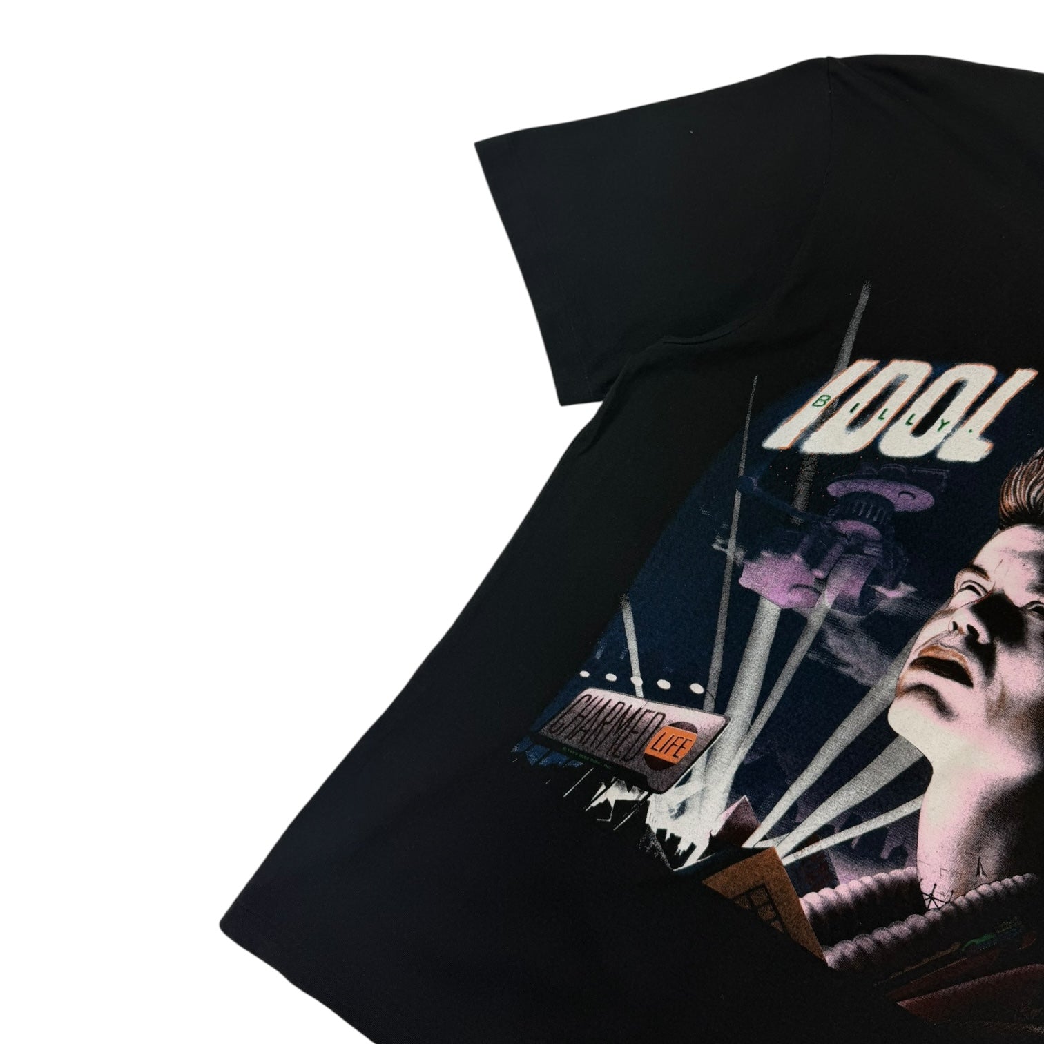 Vintage 1989/1990 Billy Idol Charmed Life T-Shirt Black
