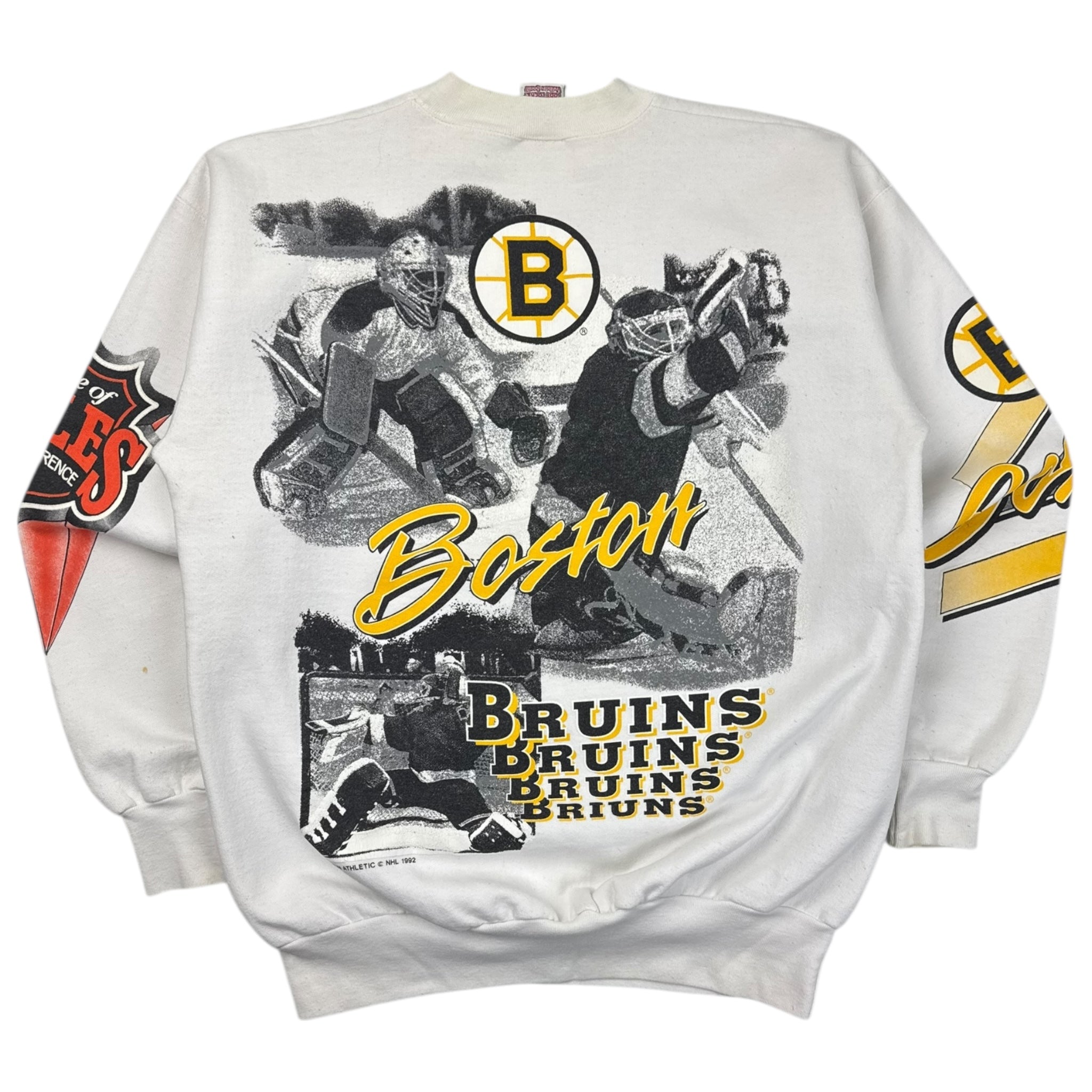 1992 Boston Bruins Bulletin Crew Neck