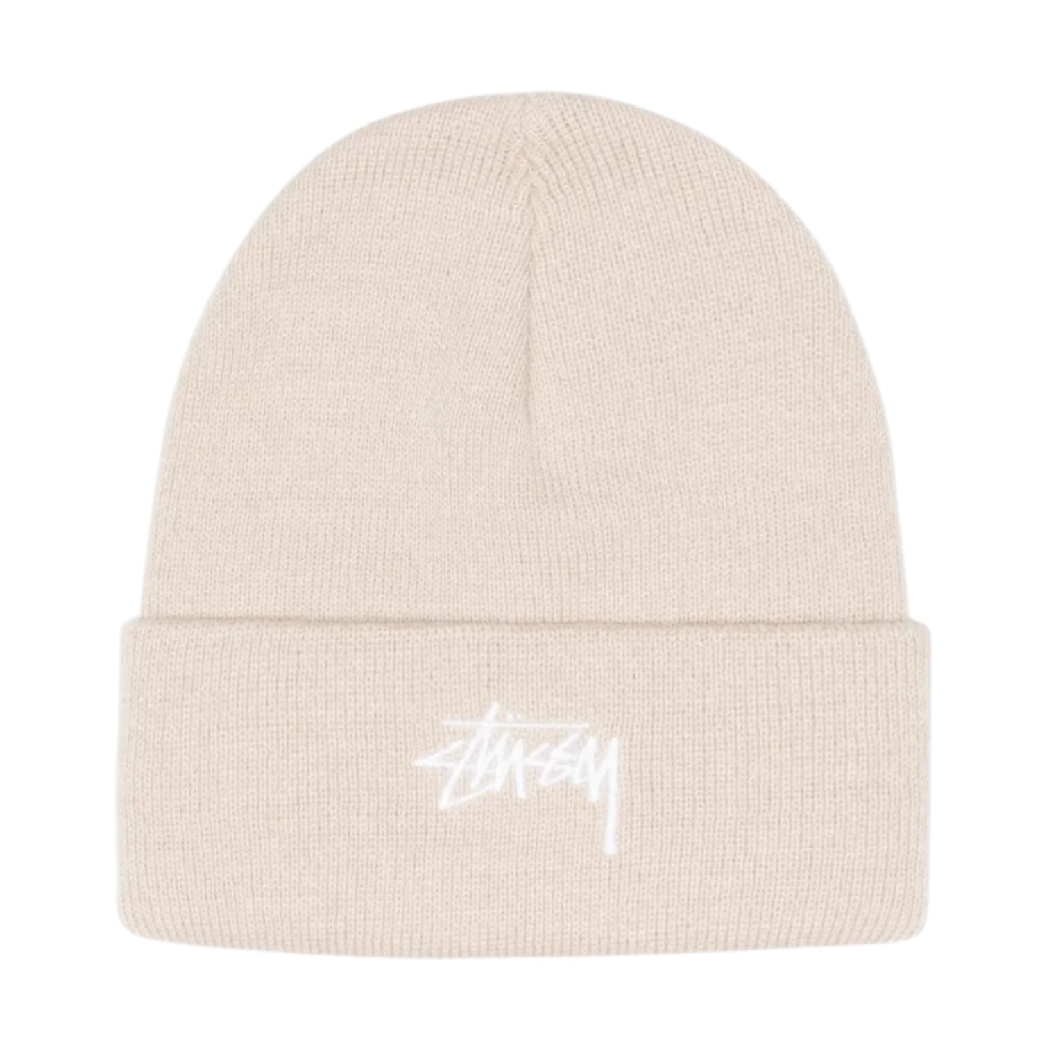 Stüssy Stock Cuff Beanie Stone