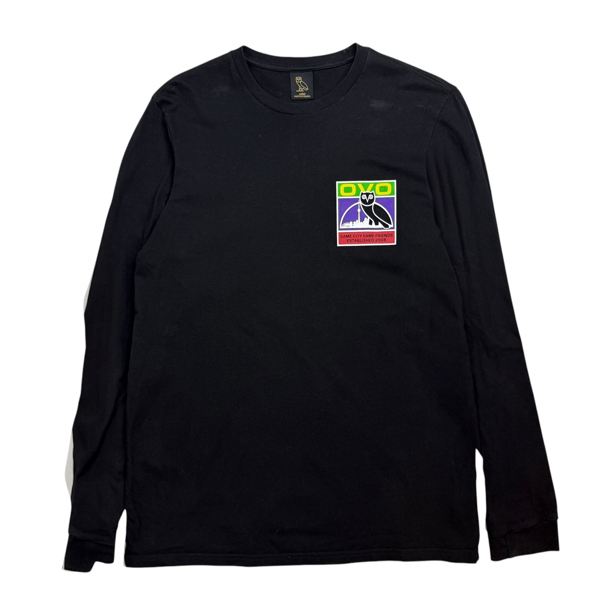 October’s Very Own Same City Same Friends L/S Tee Black