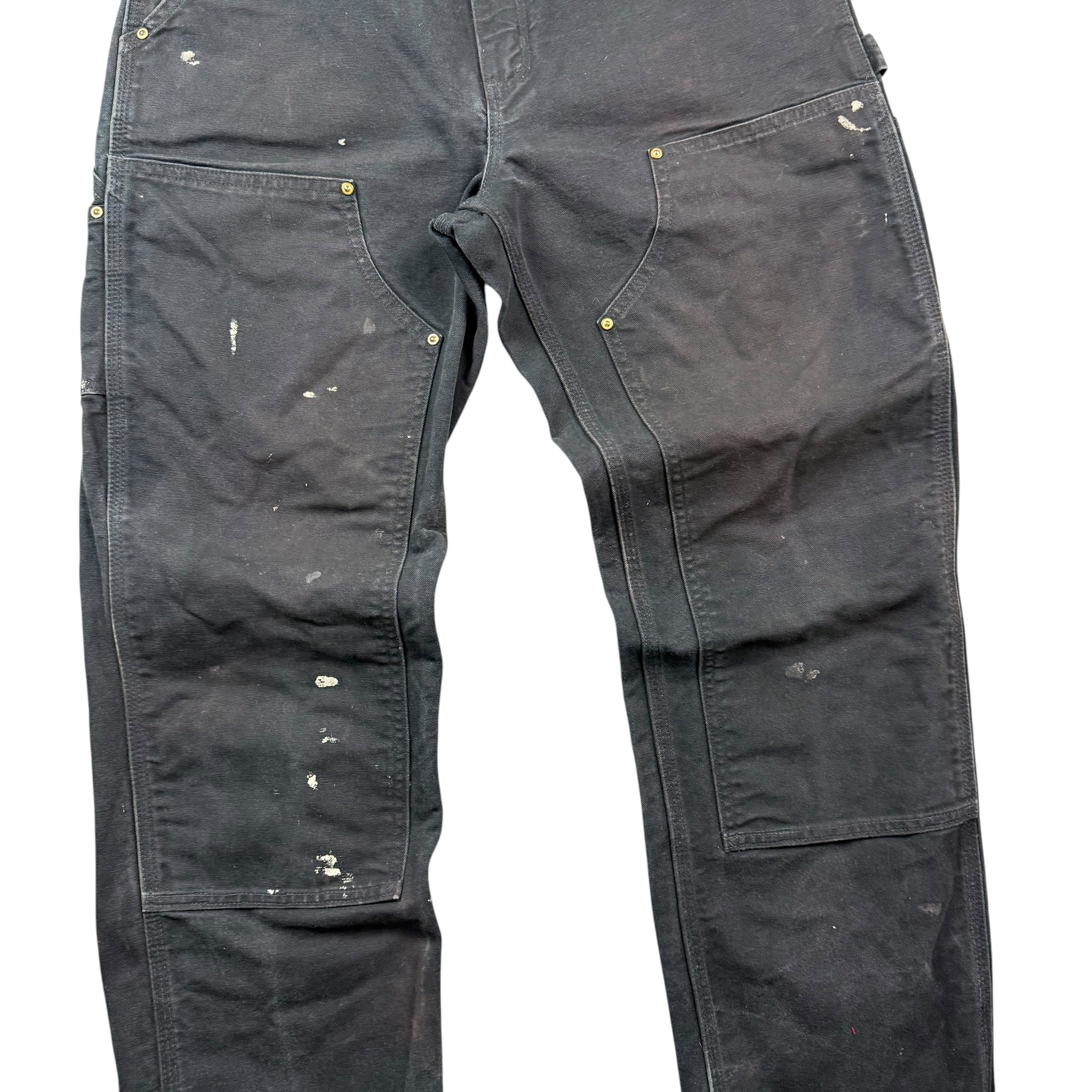 Vintage Carhartt Double Knee Pants Black
