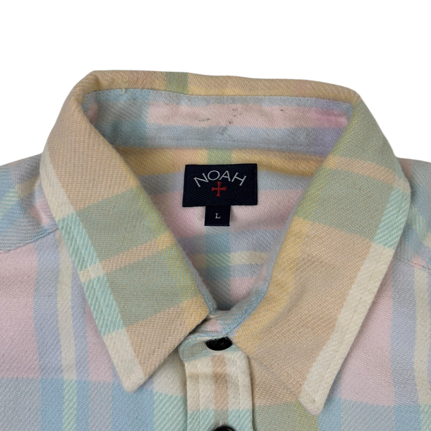 Noah Pastel Plaid Button Up