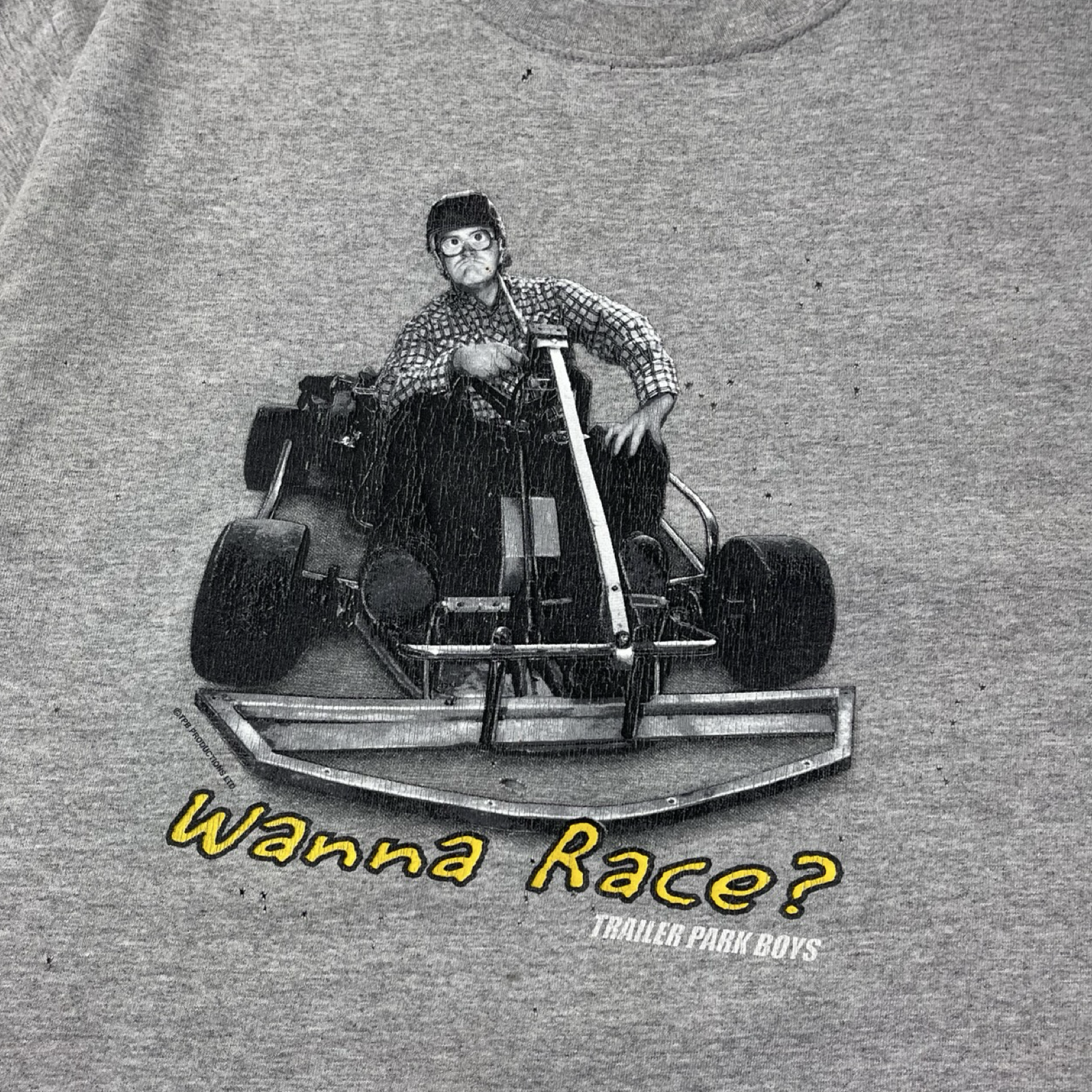 Vintage “Wanna Race?” Bubbles Trailer Park Boys Promo T-Shirt