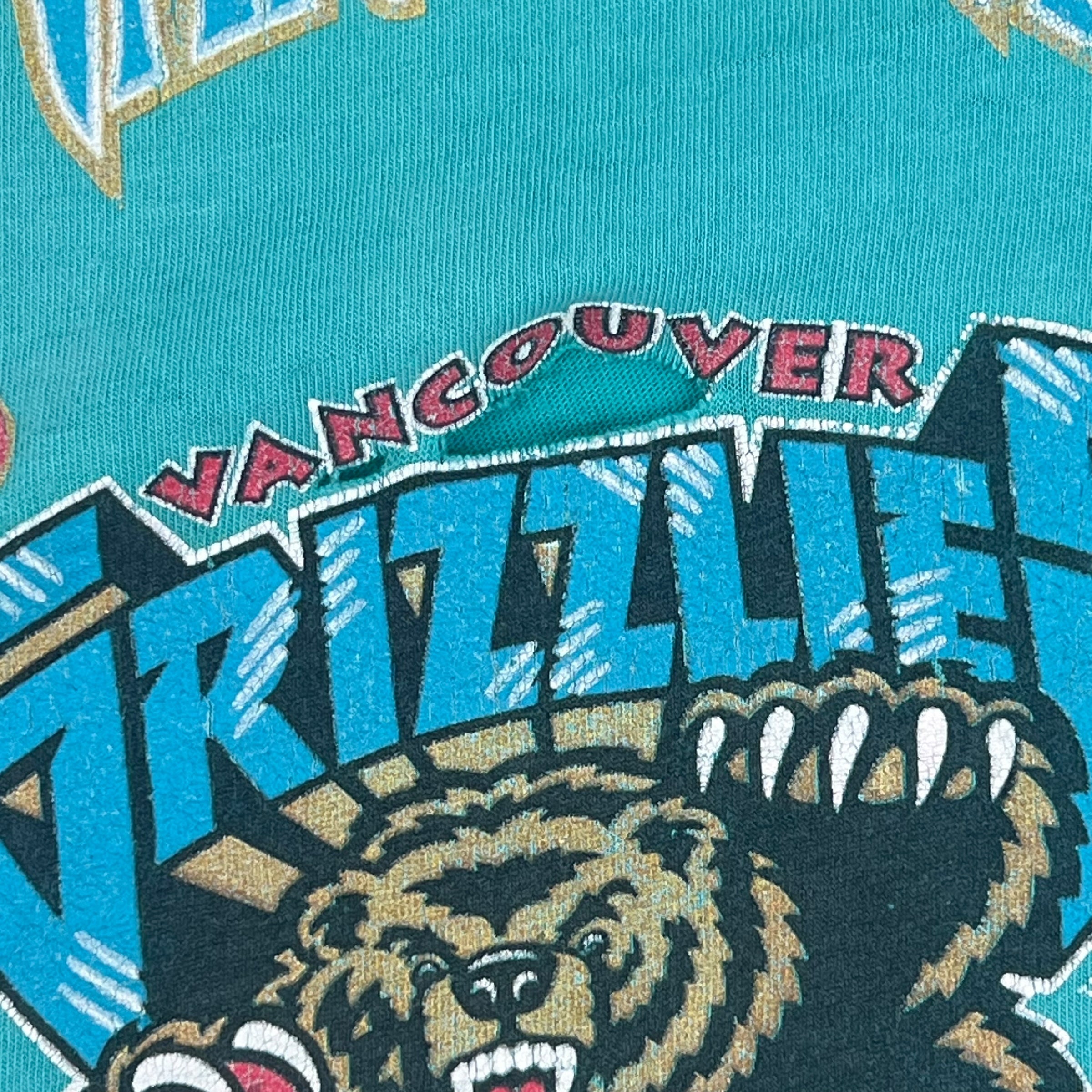 1994 NBA Vancouver Grizzlies T-Shirt Teal