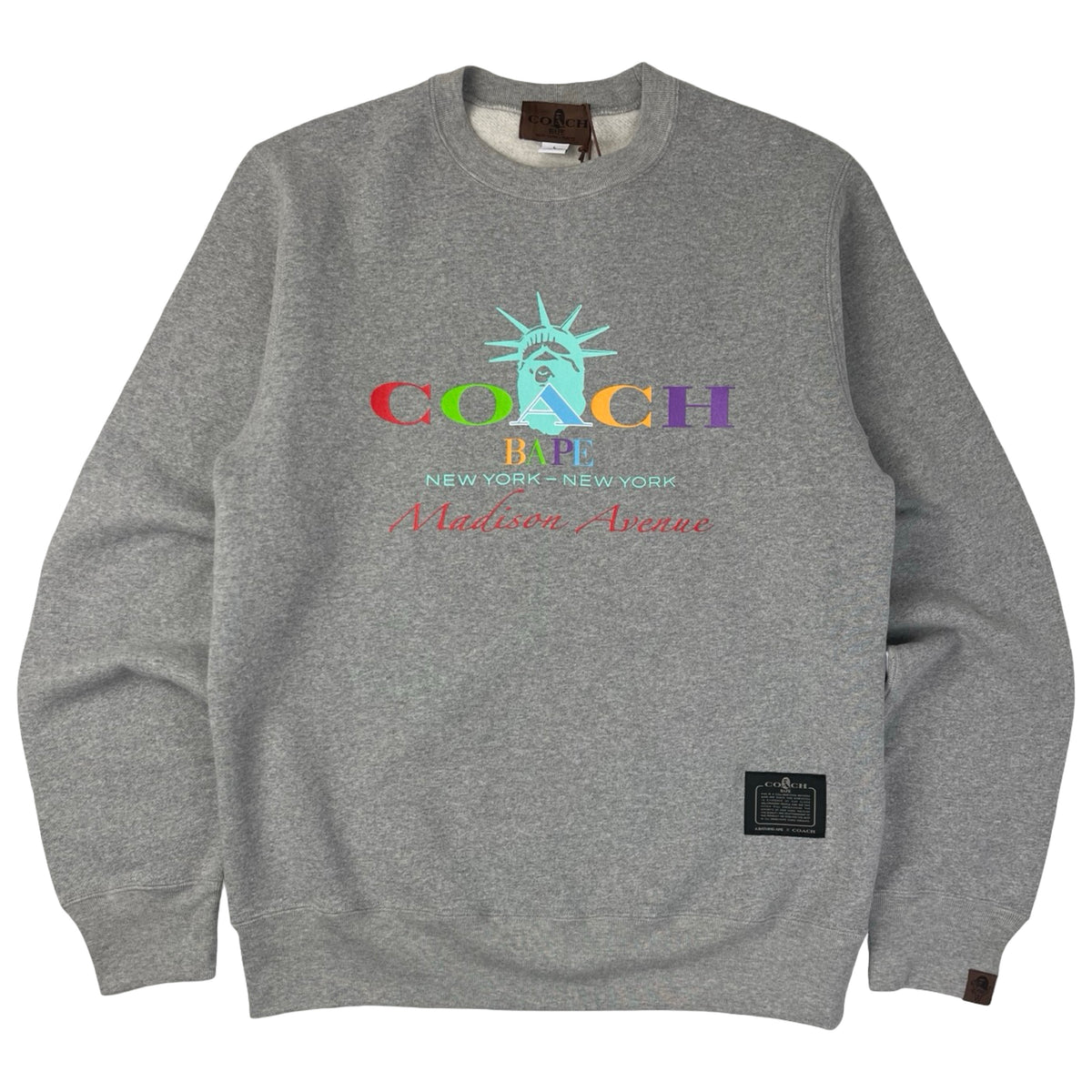 Bape x Coach Madison Avenue NYC Crewneck