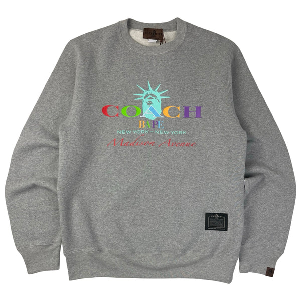 Bape x Coach Madison Avenue NYC Crewneck