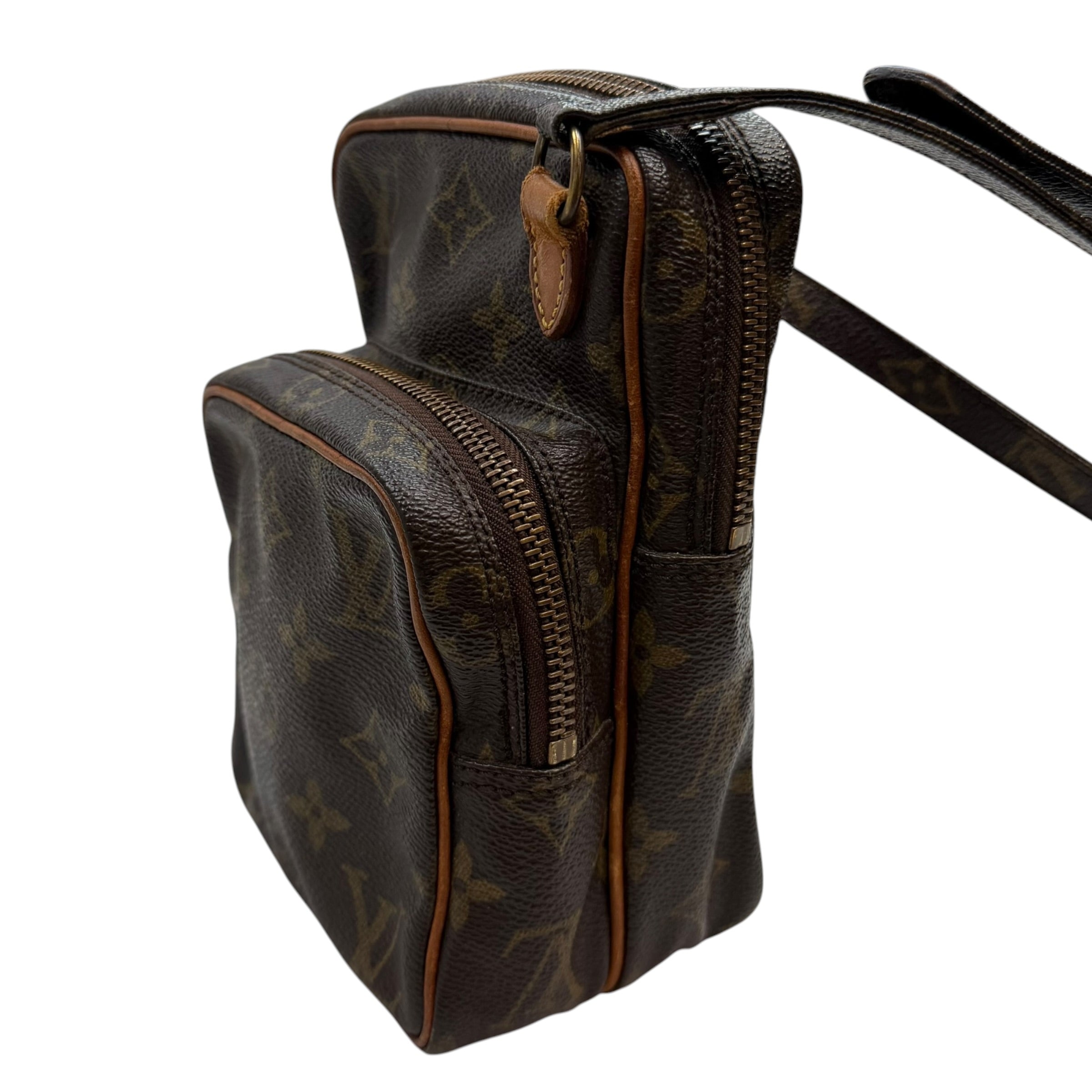 Vintage Louis Vuitton Amazone Mini Monogram Shoulder Bag Brown