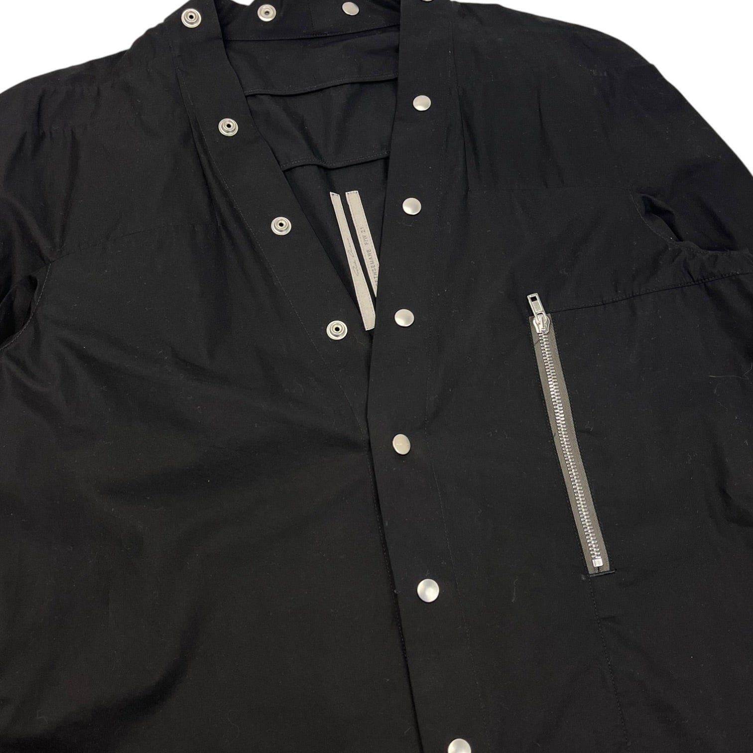 Rick Owen Larry Shirt Black