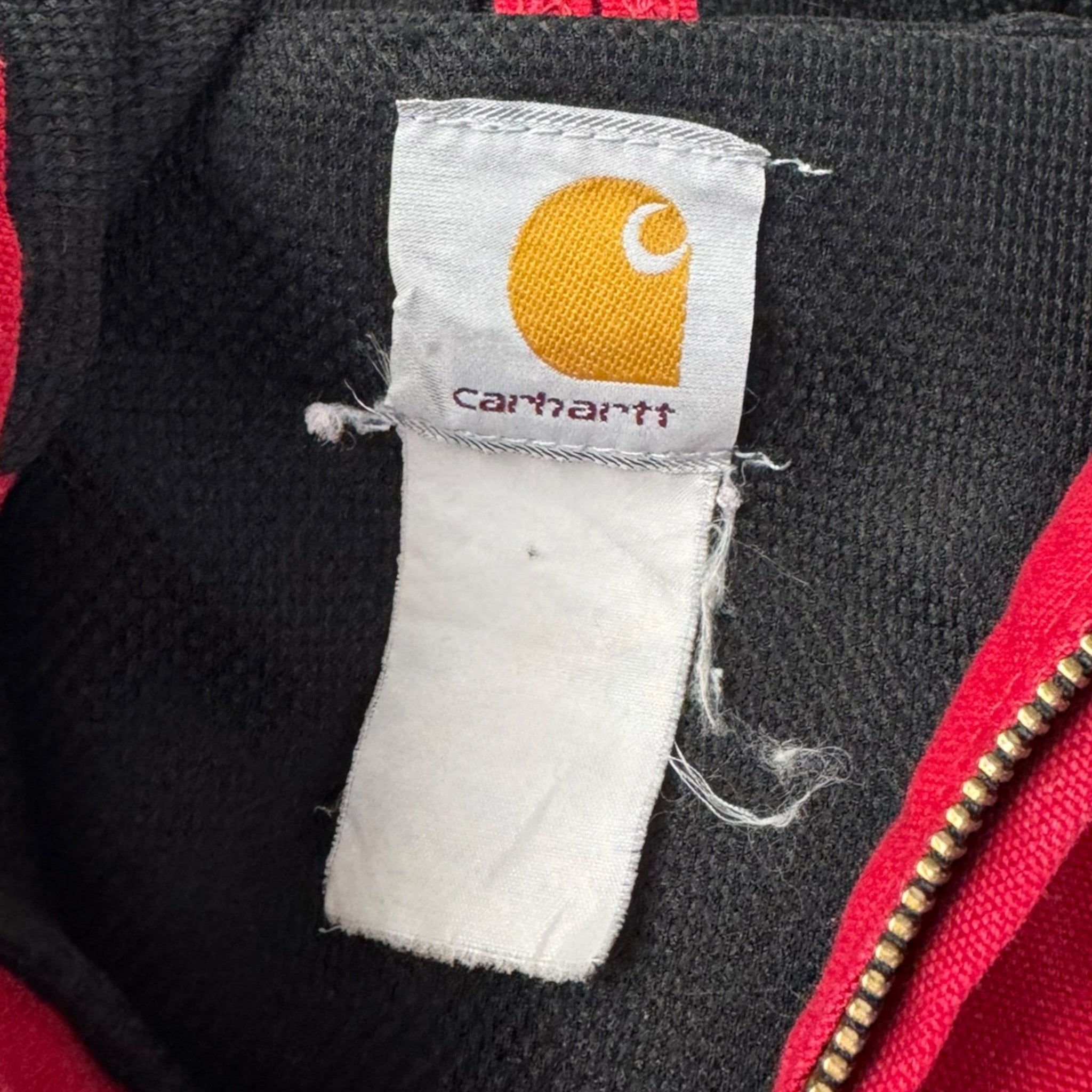 Vintage Carhartt Thermal Lined Active Jacket Red Hot
