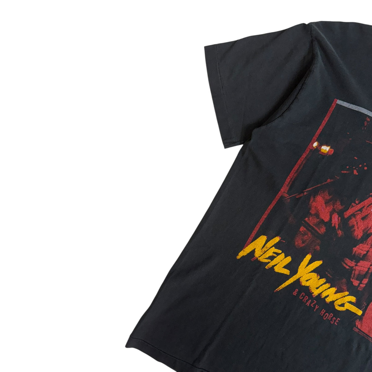 Vintage Neil Young Crazy Horse T-Shirt Black