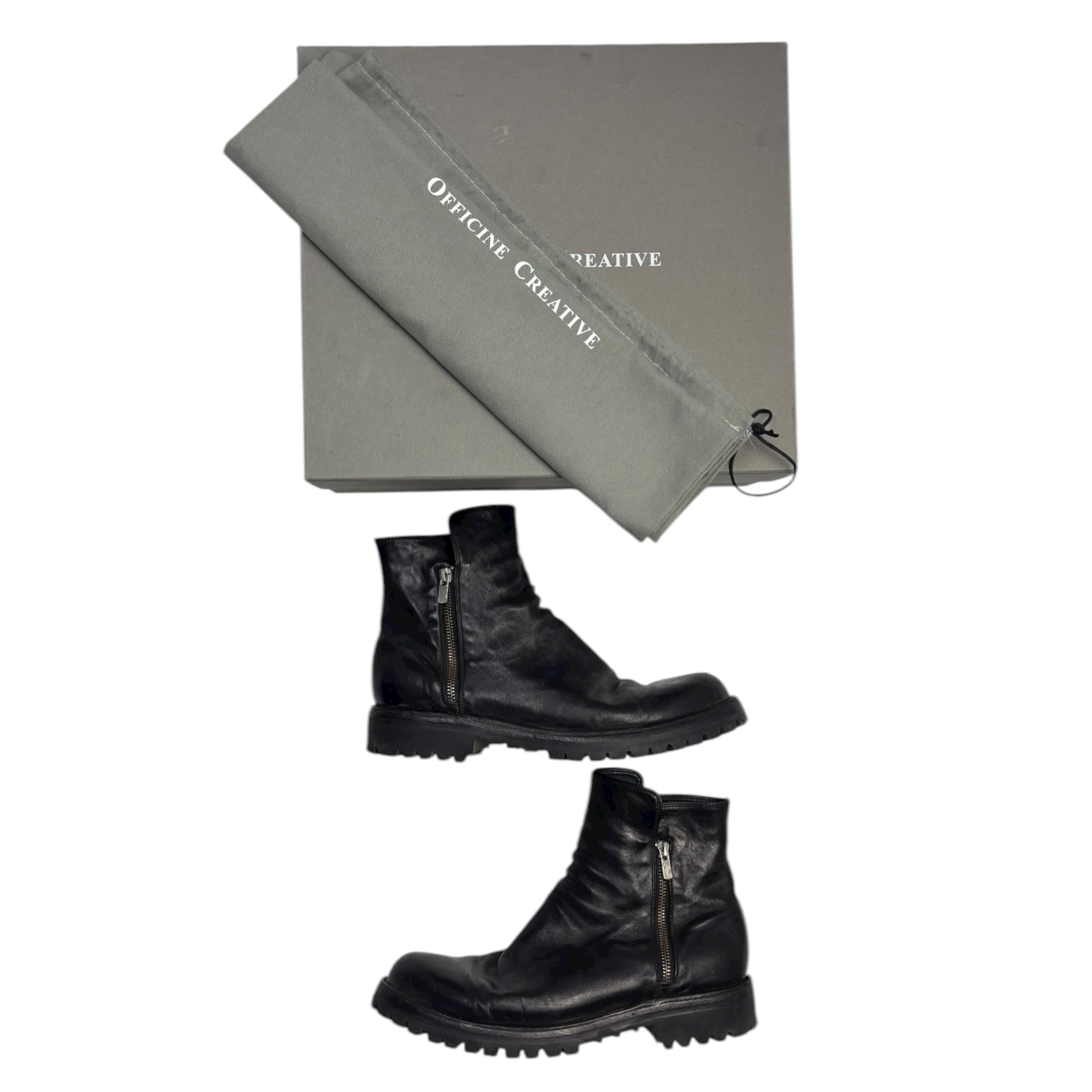 Officine Creative Ikonic Side- Zip Low Boot (Used)