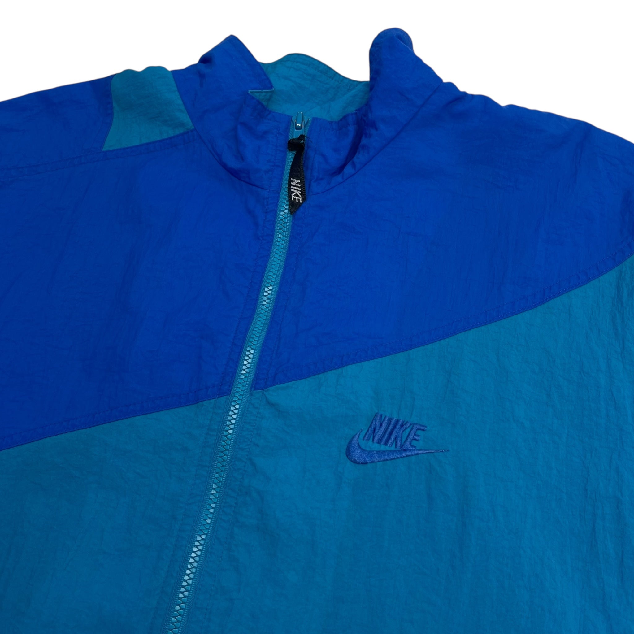 Vintage Nike Colourblock Windbreaker Blue