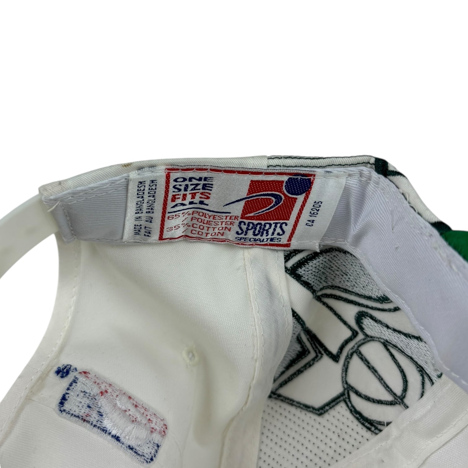 Vintage 1994 Seattle Sonics Sports Specialties SnapBack Hat White