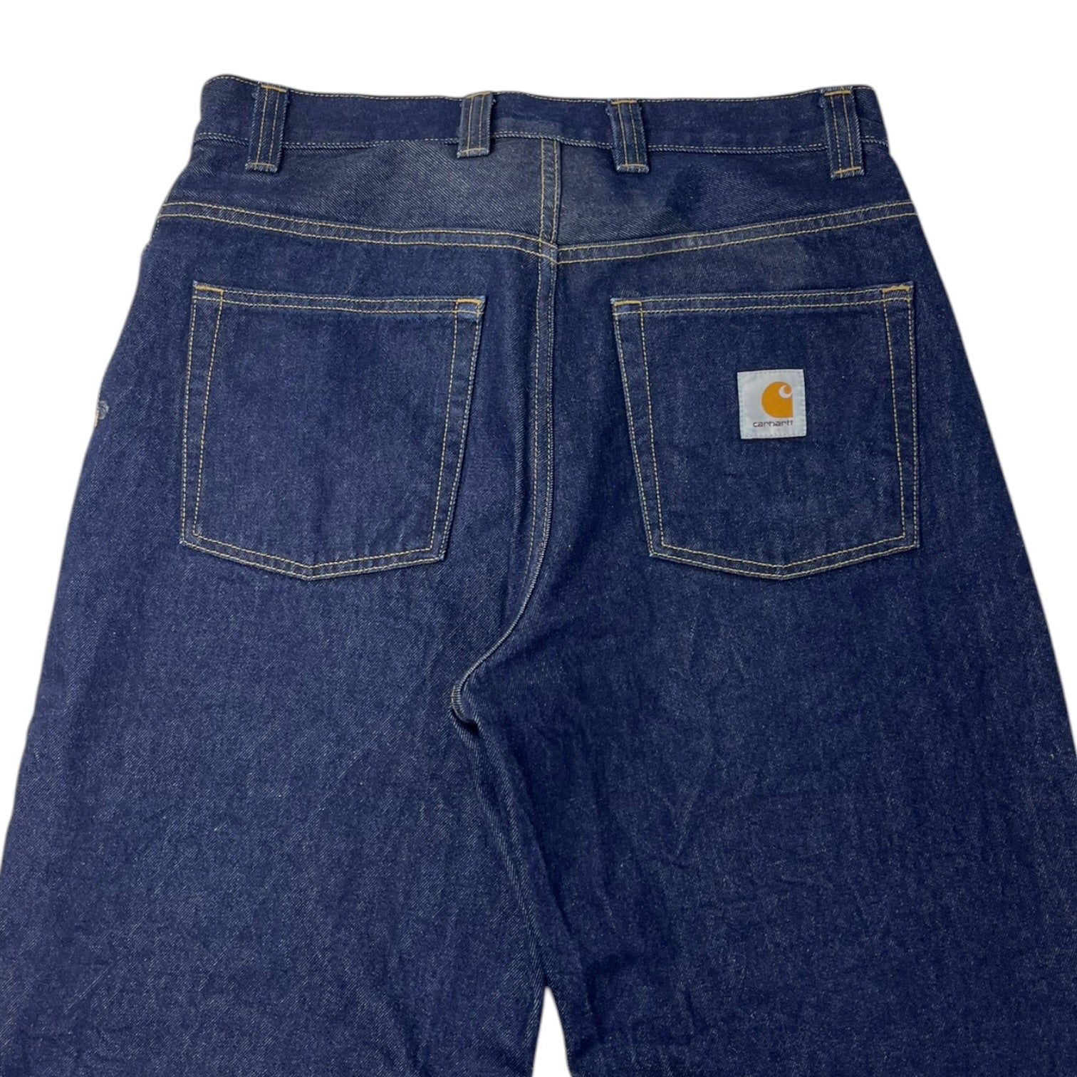 Carhartt WIP Brandon Pant Bottoms Dark Indigo Wash