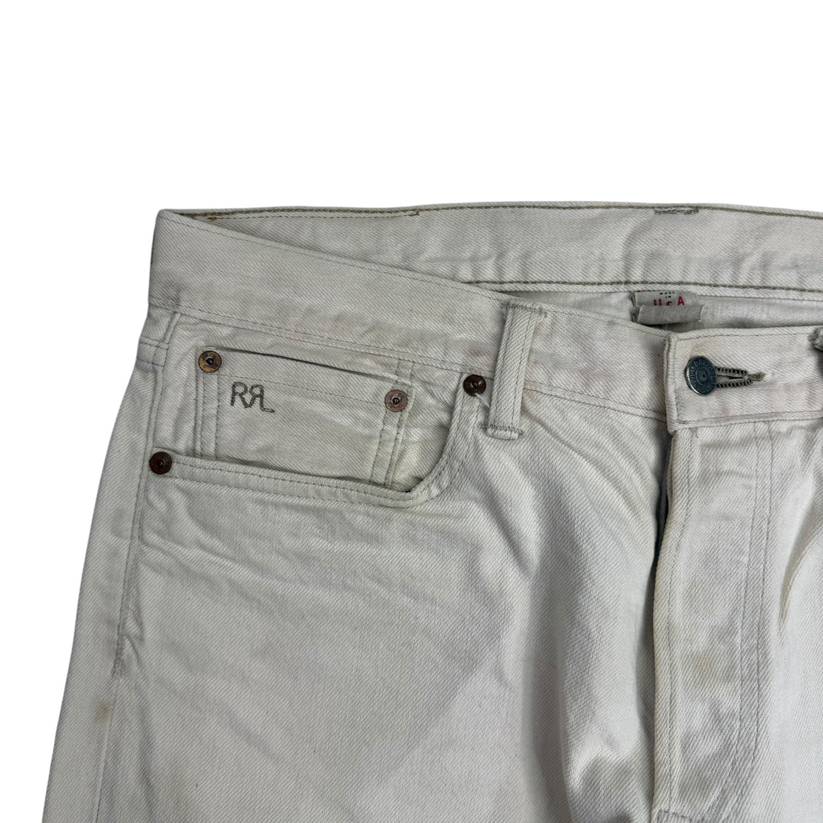 Vintage RRL Ralph Lauren Denim Pants Cream